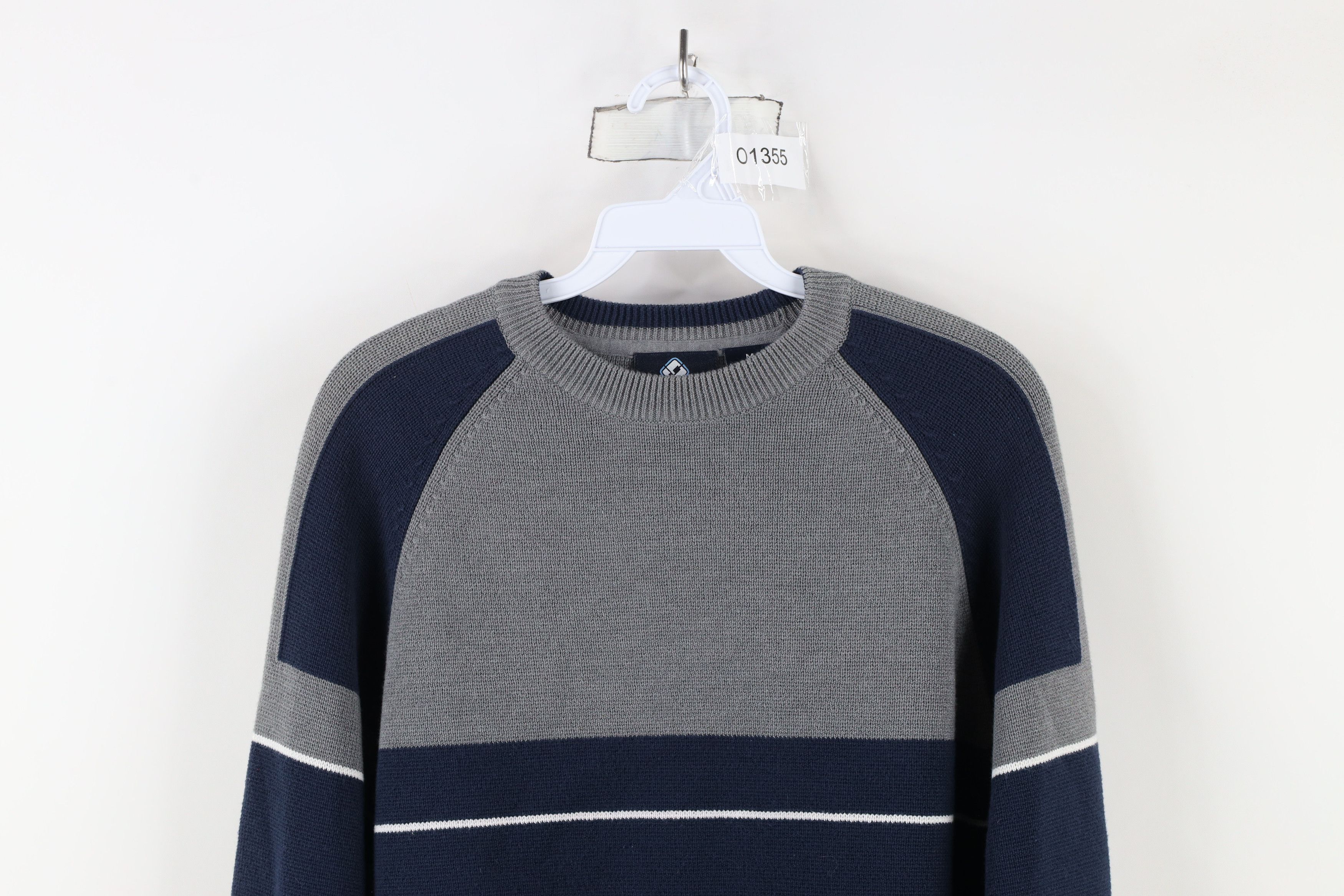 Vintage Vintage 90s Streetwear Heavyweight Knit Crewneck Sweater Size US M / EU 48-50 / 2 - 2 Thumbnail