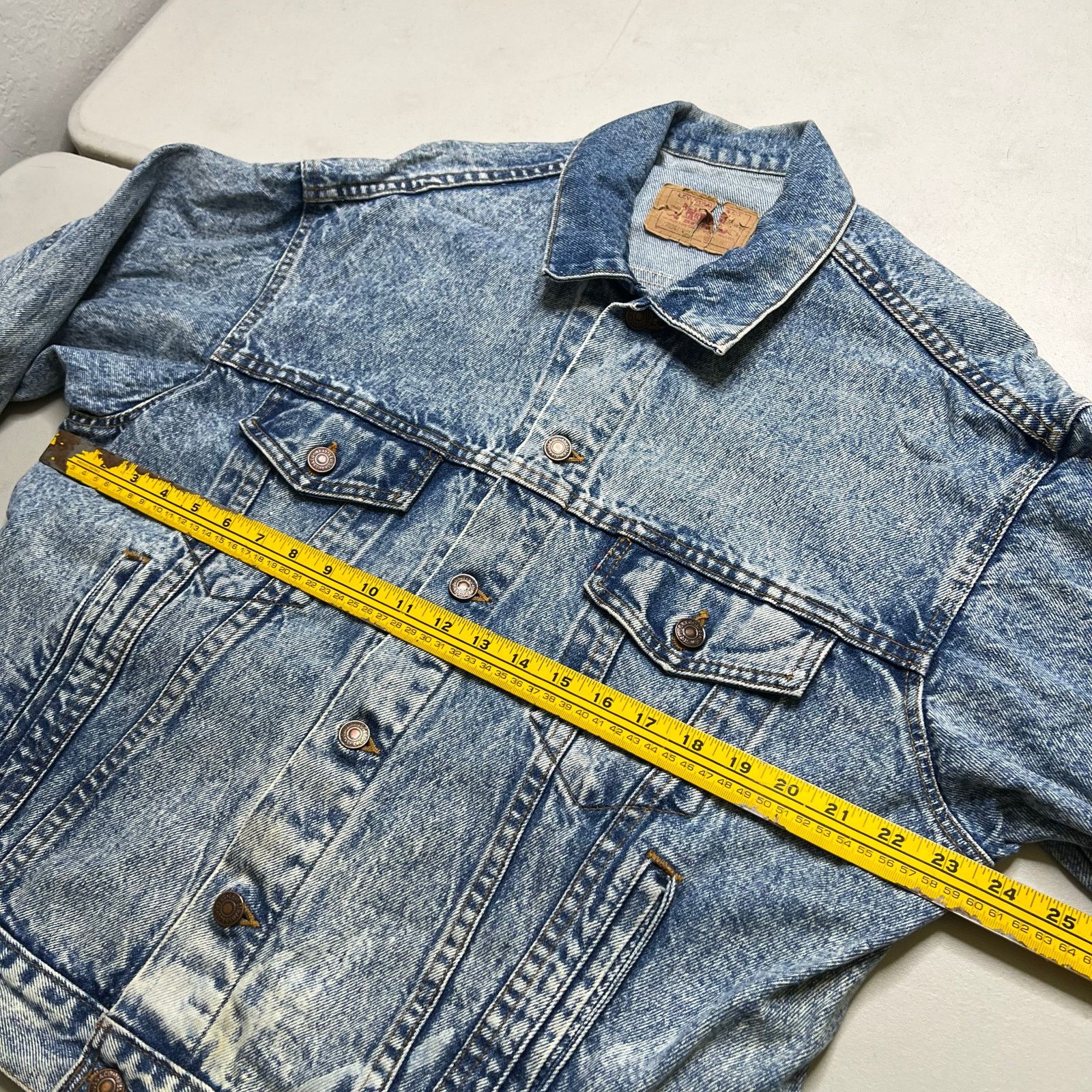 Levi's Vintage Levi’s 70507 Acid Wash Denim Trucker Jacket USA L Size US L / EU 52-54 / 3 - 5 Thumbnail