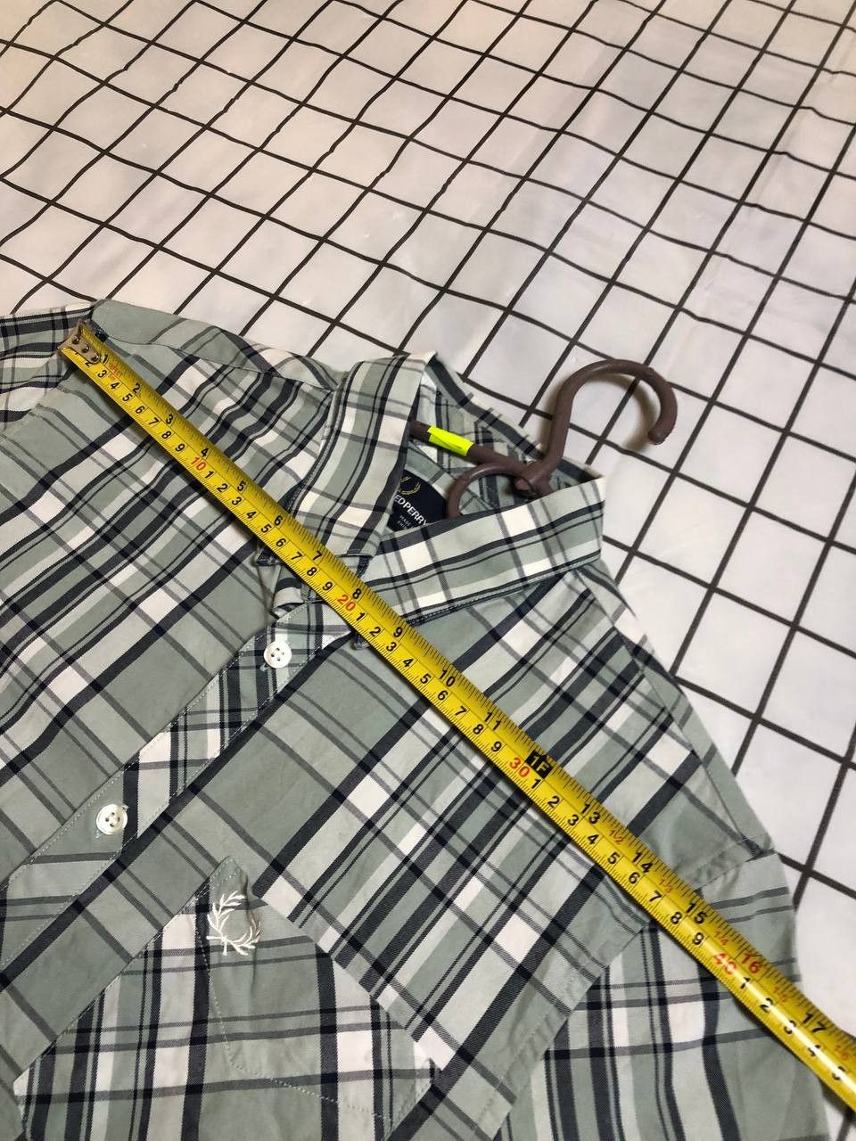 Fred Perry Fred Perry Mens Long Sleeve Plaid Shirt Size US S / EU 44-46 / 1 - 3 Thumbnail