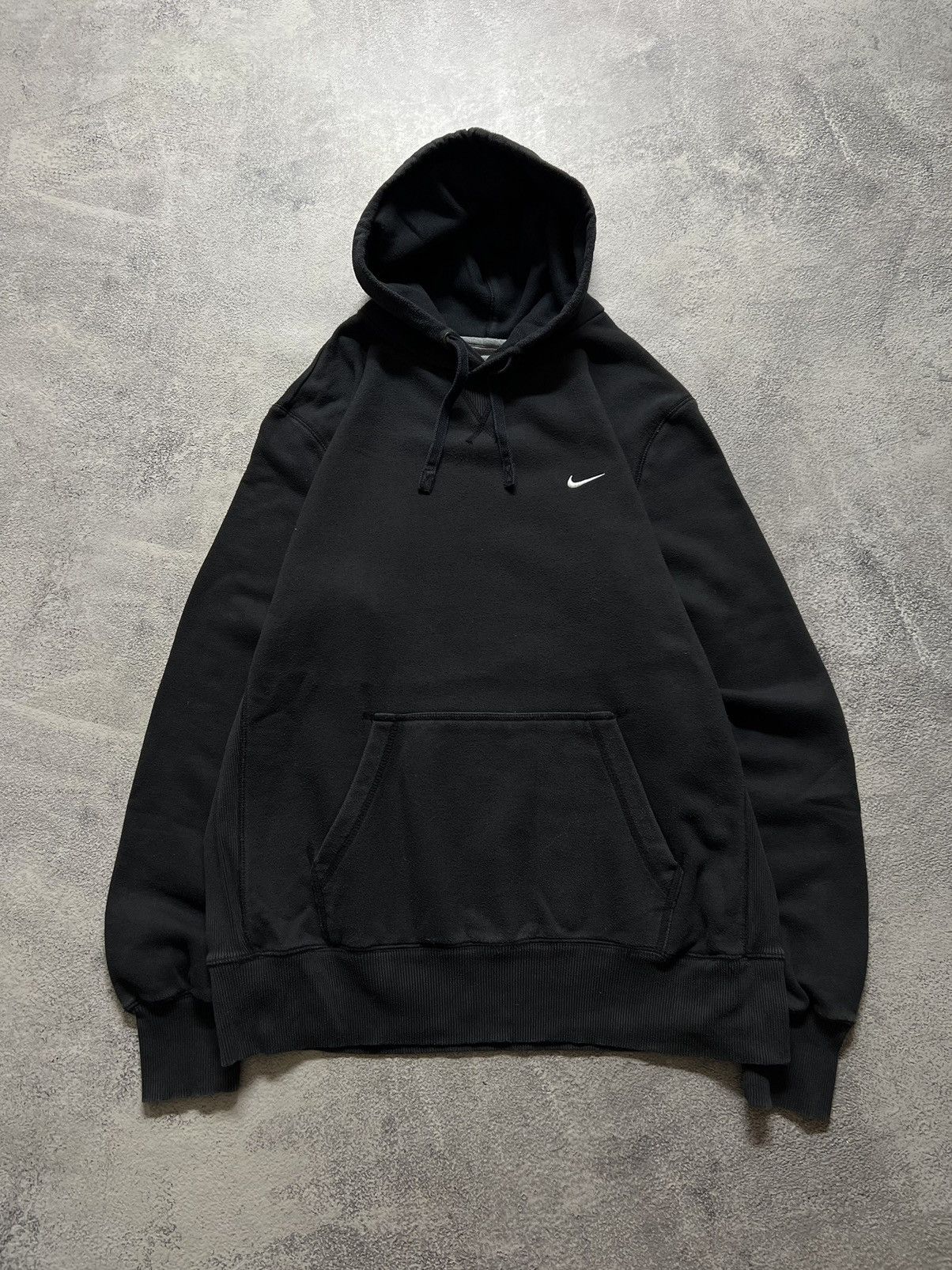 Vintage Vintage Y2k Nike 🖤 Mini Swoosh Hoodie 00’s Size US XL / EU 56 / 4 - 3 Thumbnail