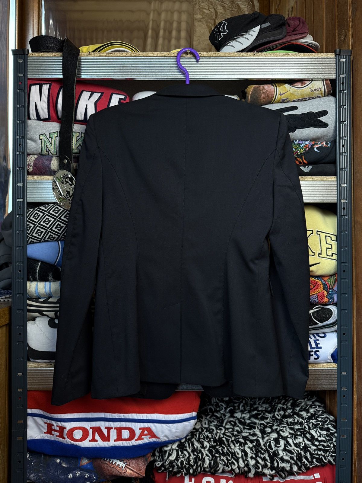 Burberry Burberry London Blazer Jacket Black Wool Size L / US 10 / IT 46 - 2 Thumbnail