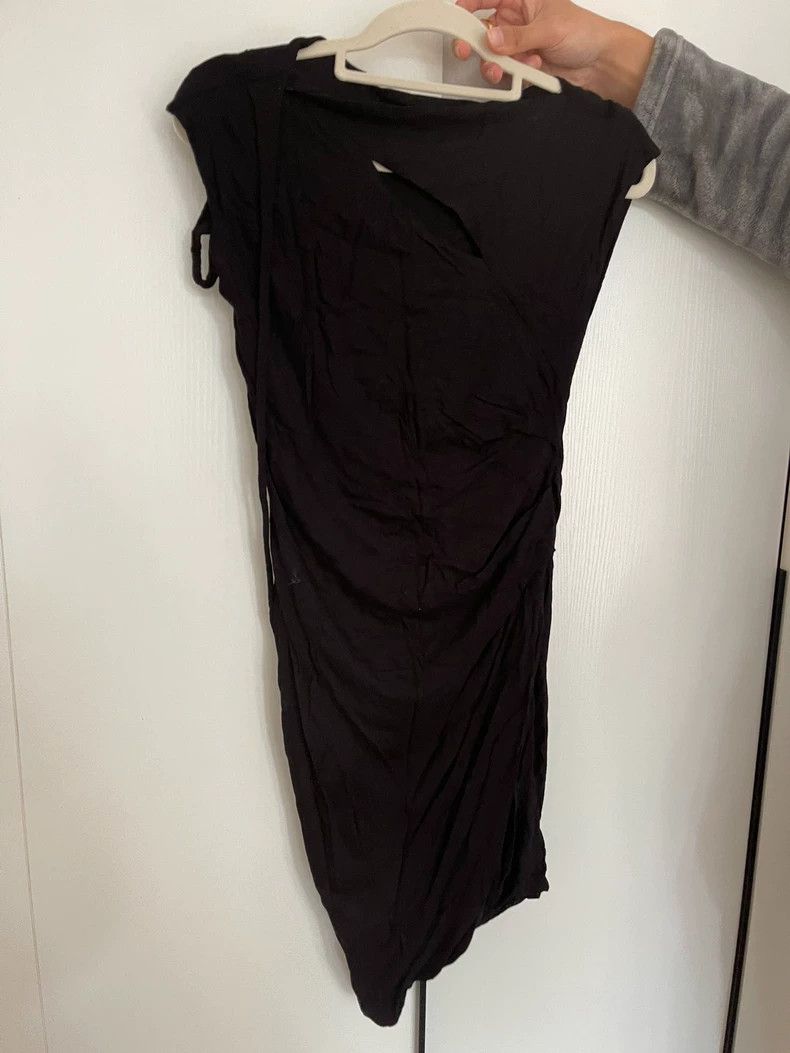 Helmut Lang HELMUT LANG Black structured conjoined skirt Size XS / US 0-2 / IT 36-38 - 1 Thumbnail