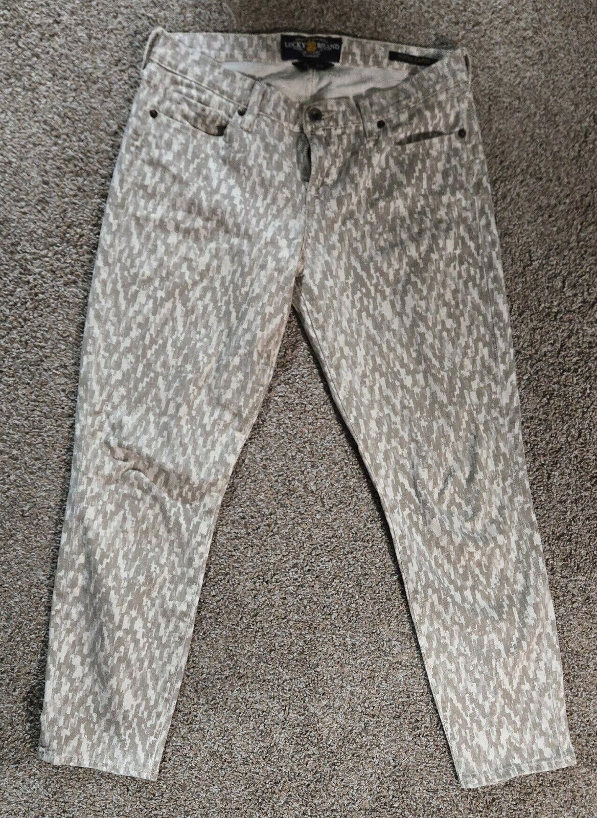Lucky Brand Lucky Brand Jeans Sofia Capri Womens Sz 6/28 Mid-Rise Taper Size 28" / US 6 / IT 42 - 1 Thumbnail