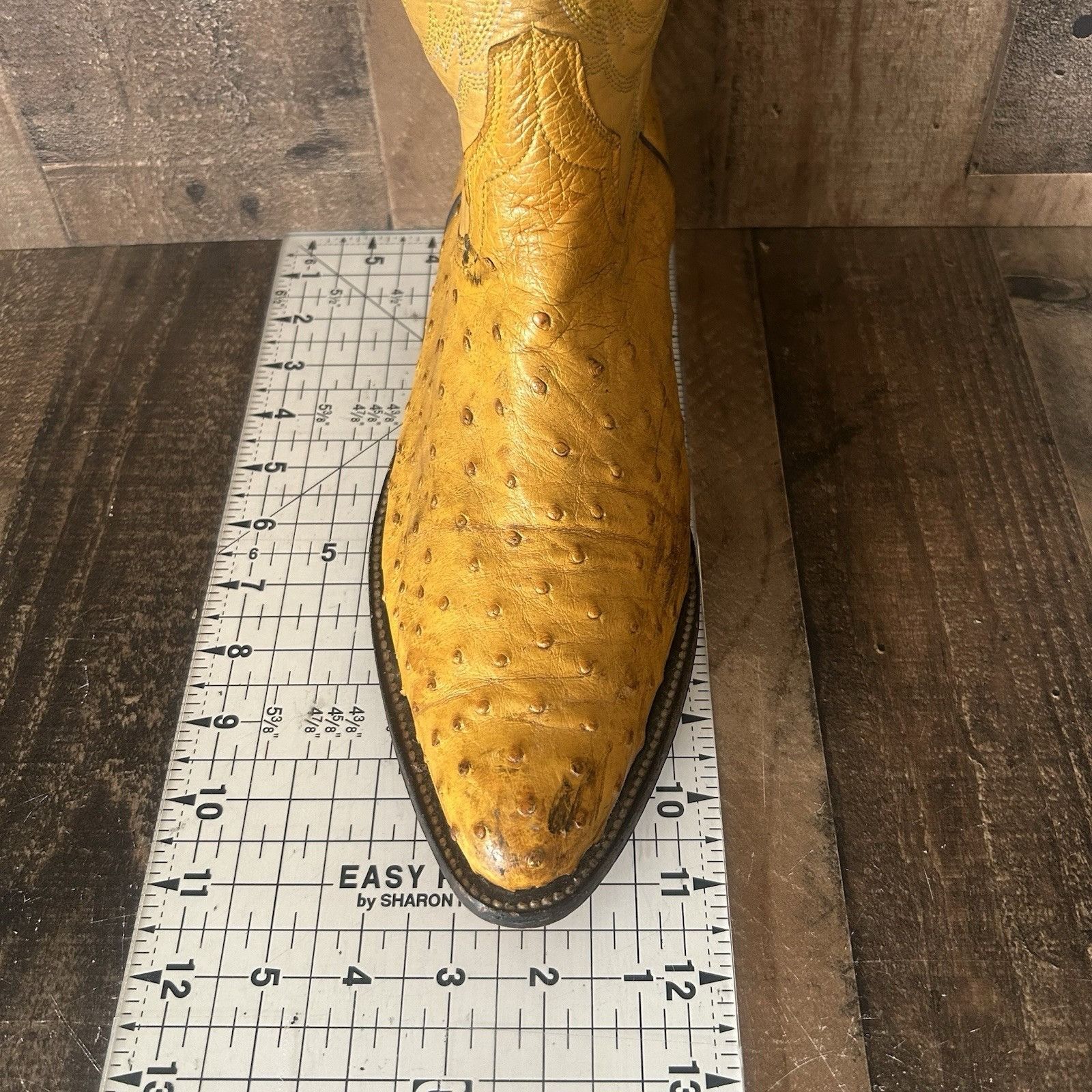 Vintage Custom Vintage Unbranded Ostrich Cowboy Boots Mens 9 Size US 9 / EU 42 - 7 Thumbnail
