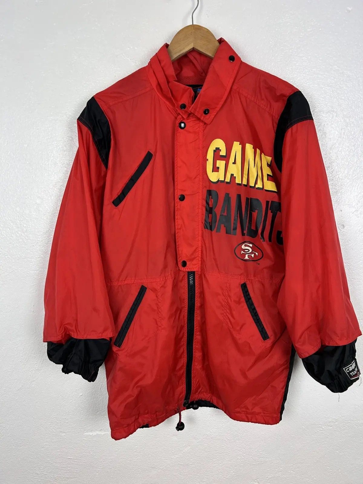 NFL 90s Vintage San Francisco Forty Niners 49ers Campri Jacket Size US S / EU 44-46 / 1 - 1 Thumbnail