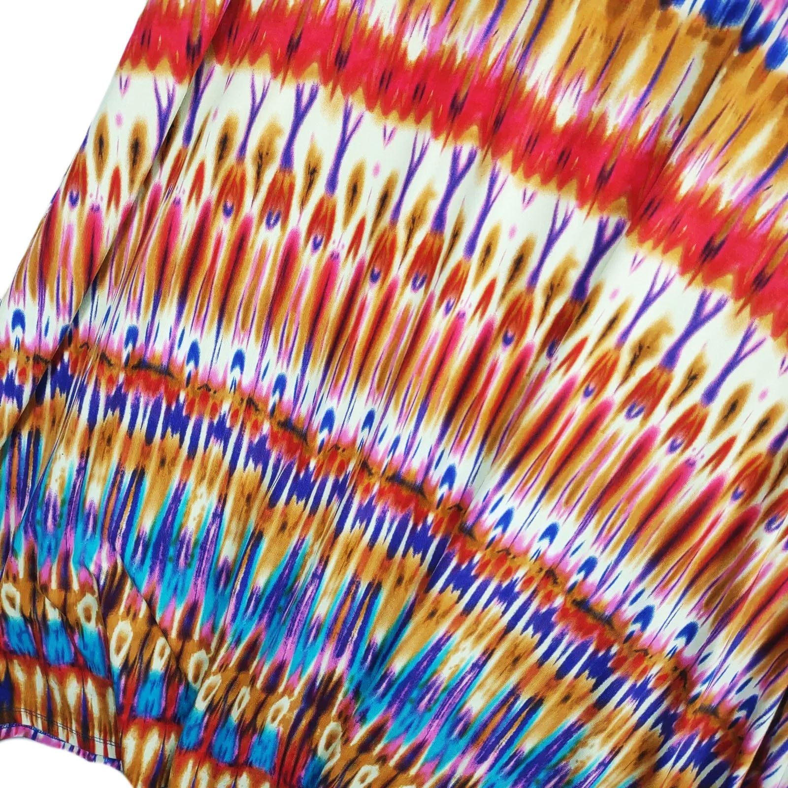 Other Robert Louis Women's M Colorful Tie Dye Maxi Skirt Size 30" / US 8 / IT 44 - 4 Thumbnail