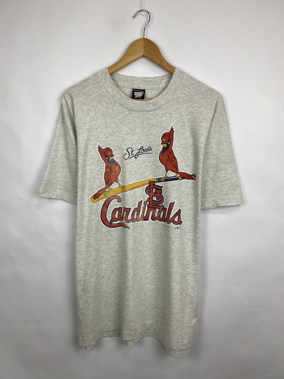 MLB × Salem Sportswear ⚾️ 🇺🇸 Vintage 1991 Cardinals Arizona MLB Baseball Jersey T-Shi Size US XL / EU 56 / 4 - 3 Thumbnail