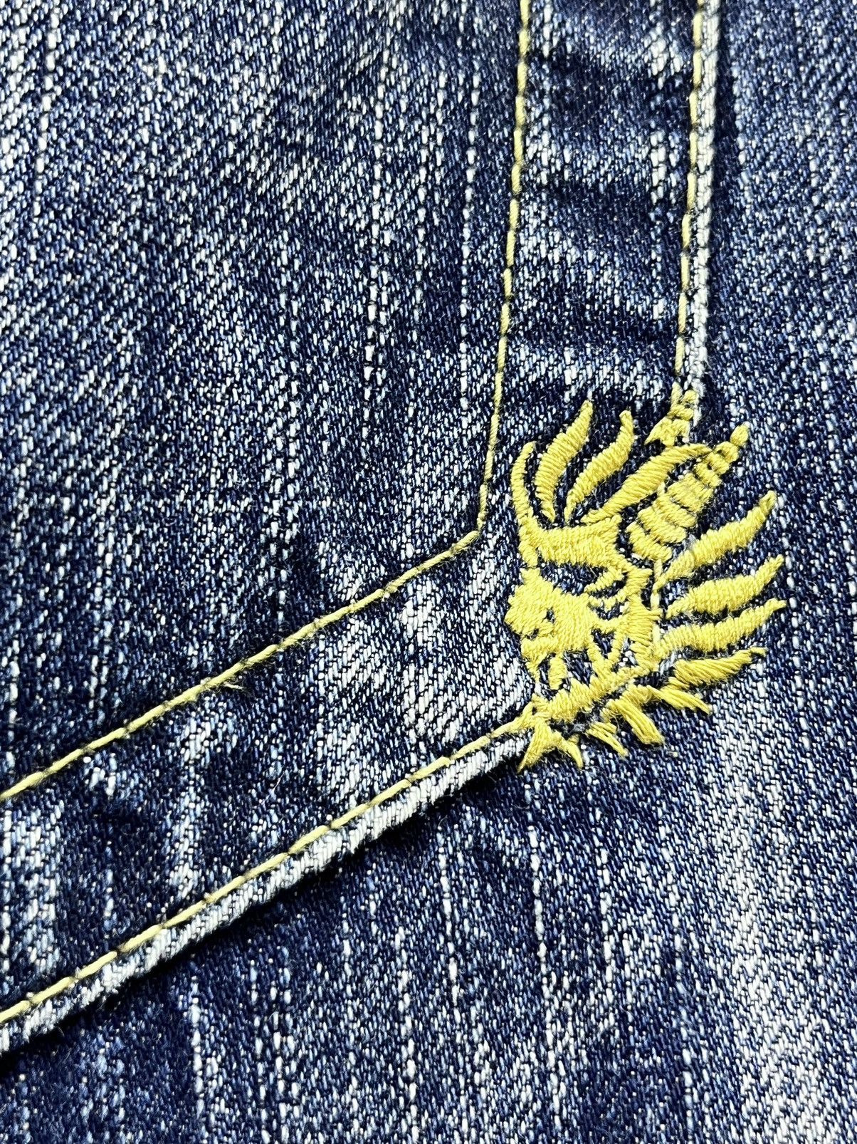 Onia VTG FLARE🔥ONIARAI Clawmark Whisker Distressed Blue Denim Size US 32 / EU 48 - 16 Thumbnail