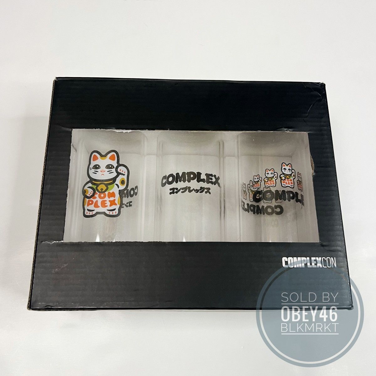 Complex × Nigo ComplexCon x Nigo Meneki 3 piece Glassware Size ONE SIZE - 1 Thumbnail