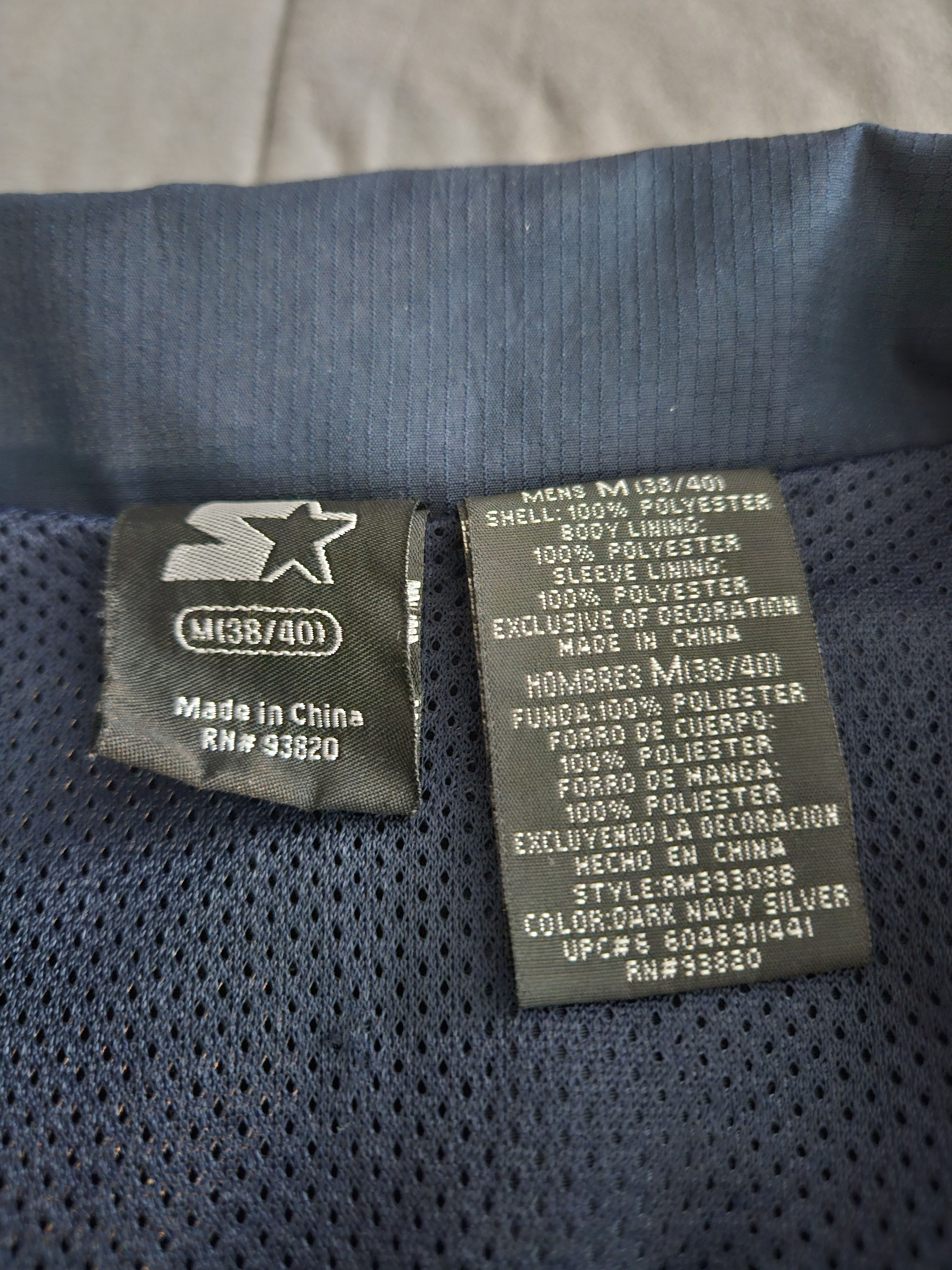 Starter Starter Navy Windbreaker Size US M / EU 48-50 / 2 - 4 Thumbnail