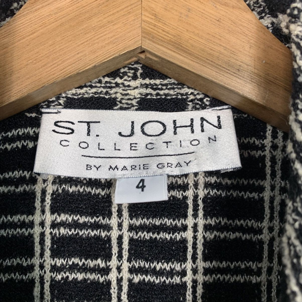 Other St John Collection By Marie Gray Checkered Jacket Size S / US 4 / IT 40 - 15 Thumbnail