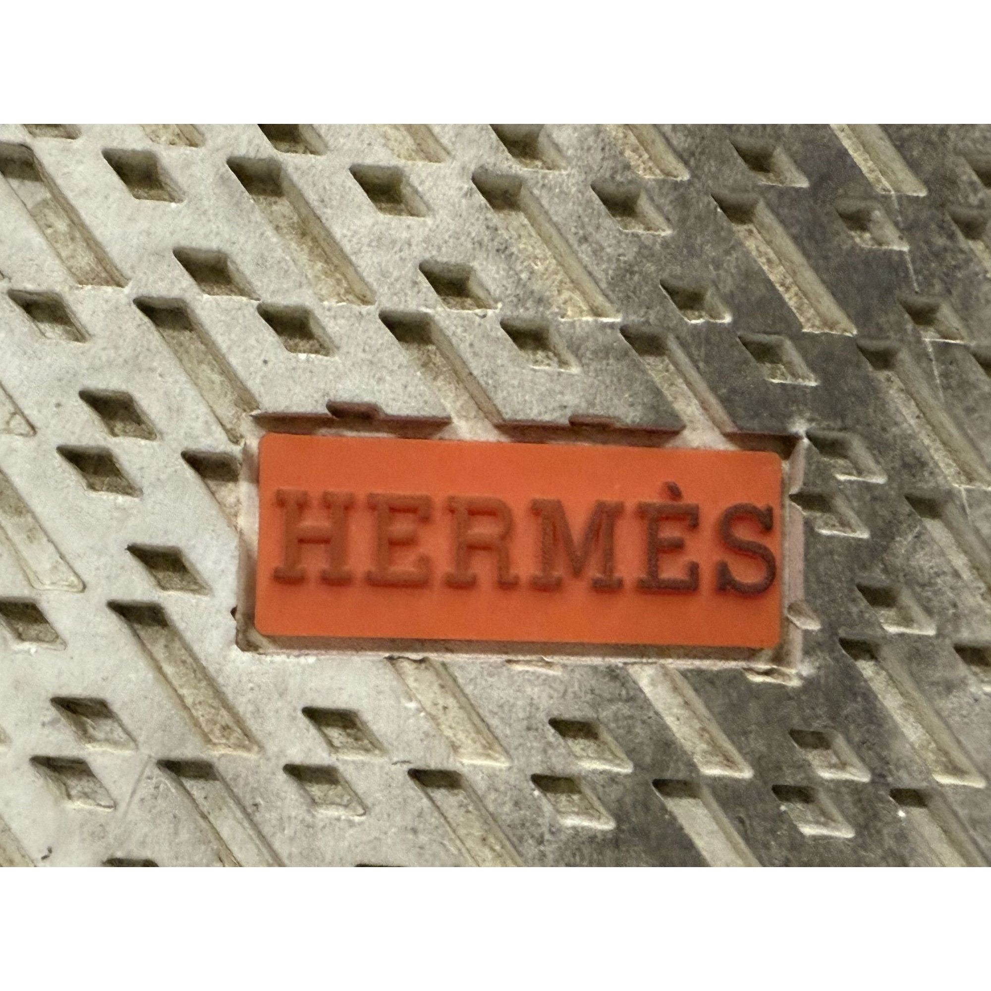 Hermes Hermès High-Top White Leather Sneakers With Silver Buckle De Size US 6 / IT 36 - 9 Thumbnail