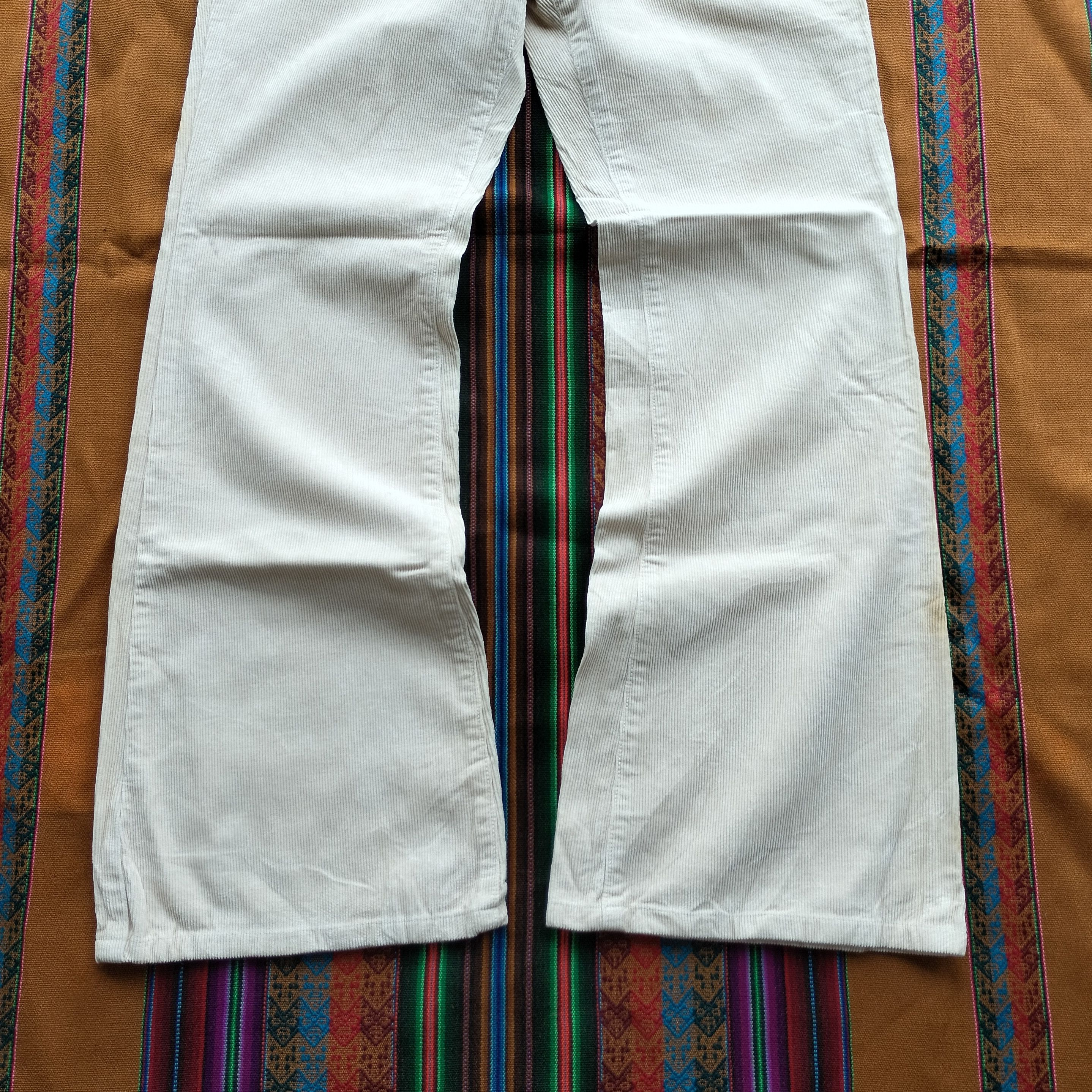 Vintage Vintage BR front pocket flare corduroy pants Size 27" / US 4 / IT 40 - 4 Thumbnail