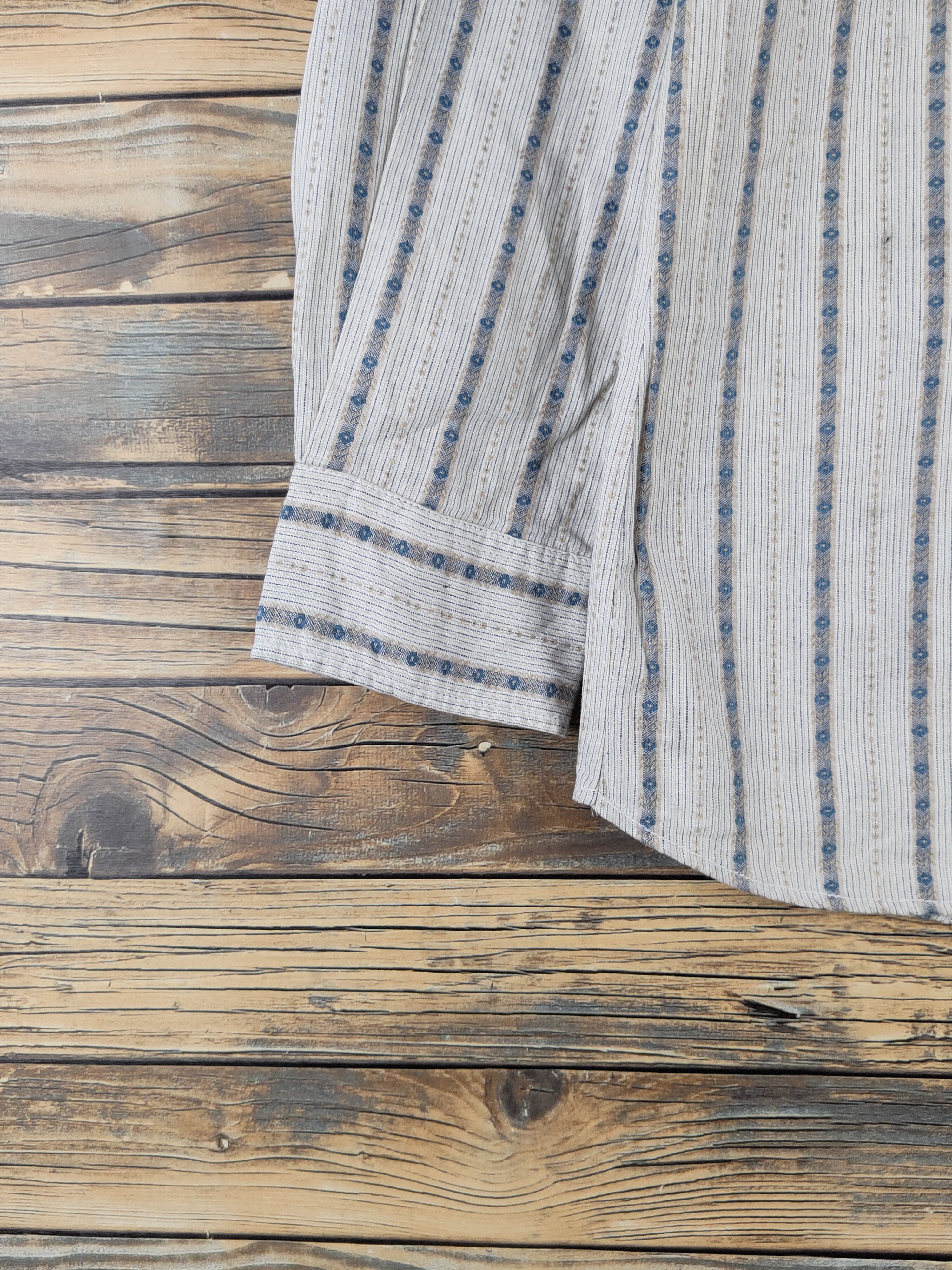 Smith's American × Vintage DL Smith's American Ivory Button Ups #026 Size M / US 6-8 / IT 42-44 - 4 Thumbnail