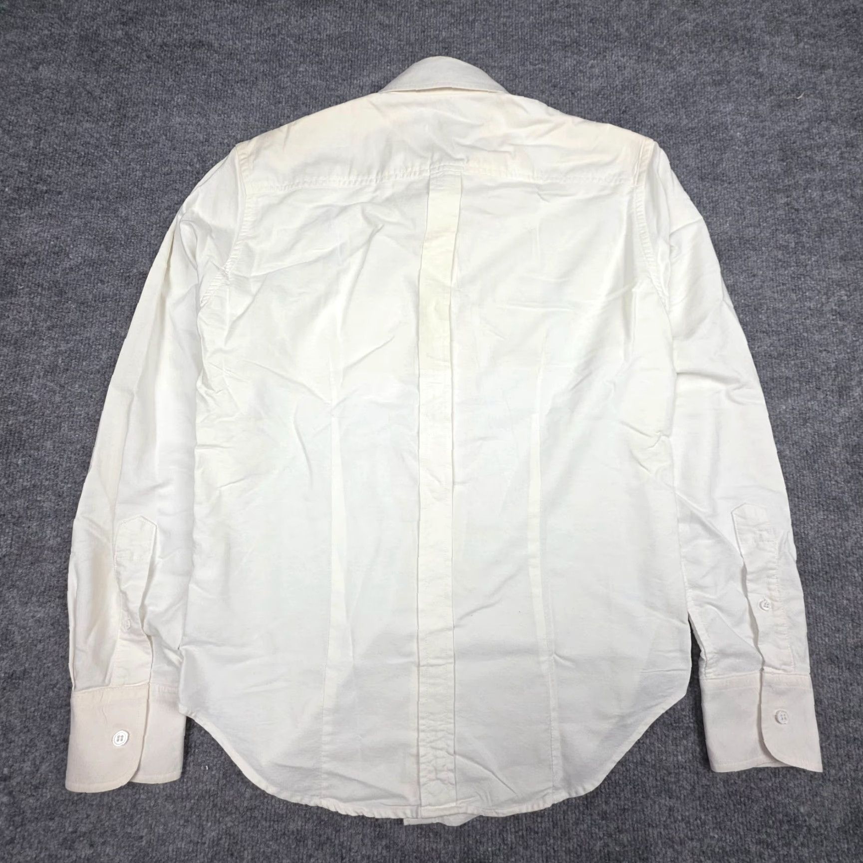 Band Of Outsiders Band of Outsiders Button-Up Shirt Men's SMALL White Cotton Pocket USA Shirt Long Sleeve Button-Down Regular Chest 38 Vintage? No Size US S / EU 44-46 / 1 - 3 Thumbnail