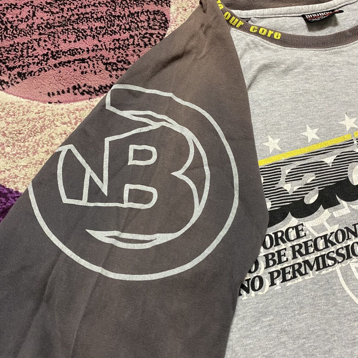 If Six Was Nine × Japanese Brand Y2K Style Bad Boy Raglan Tshirt Size US XL / EU 56 / 4 - 4 Thumbnail