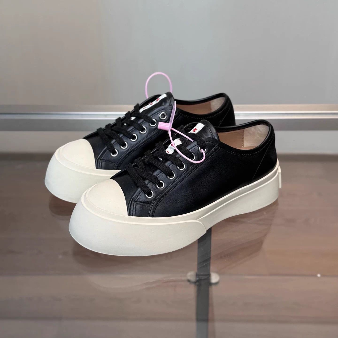 Marni Marni Pablo Black Chunky Sneakers 38 99 New With Box Size US 7.5 / IT 37.5 - 1 Thumbnail