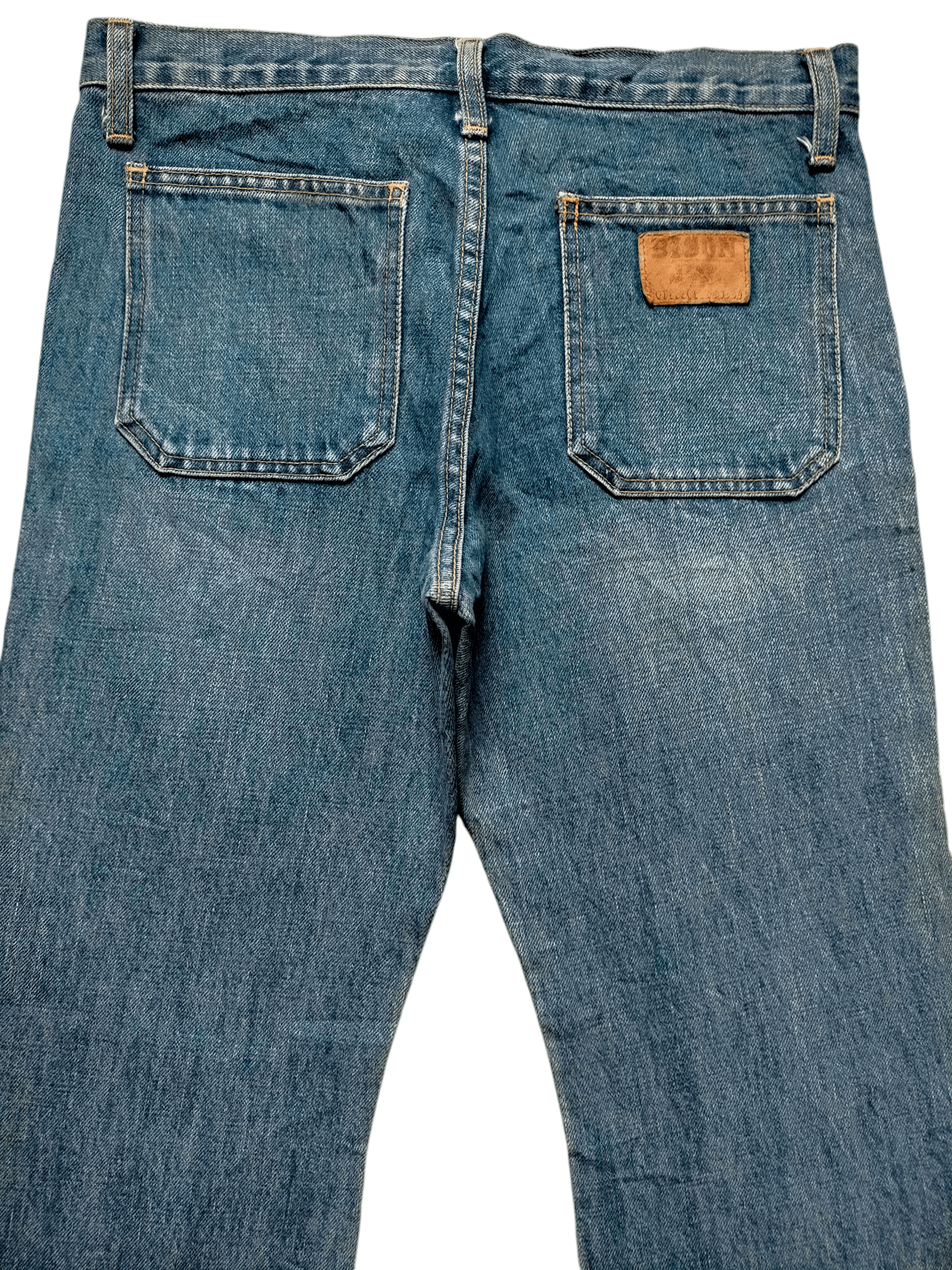 Hysteric Glamour × Japanese Brand Flare Jeans Vtg Bison Japan Bell Bottom Boot cut Denim Size US 30 / EU 46 - 9 Thumbnail