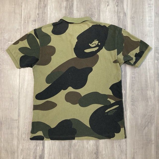 Bape BAPE Giant 1st Camo Green Polo Shirt a bathing ape NIGO Size US L / EU 52-54 / 3 - 2 Thumbnail