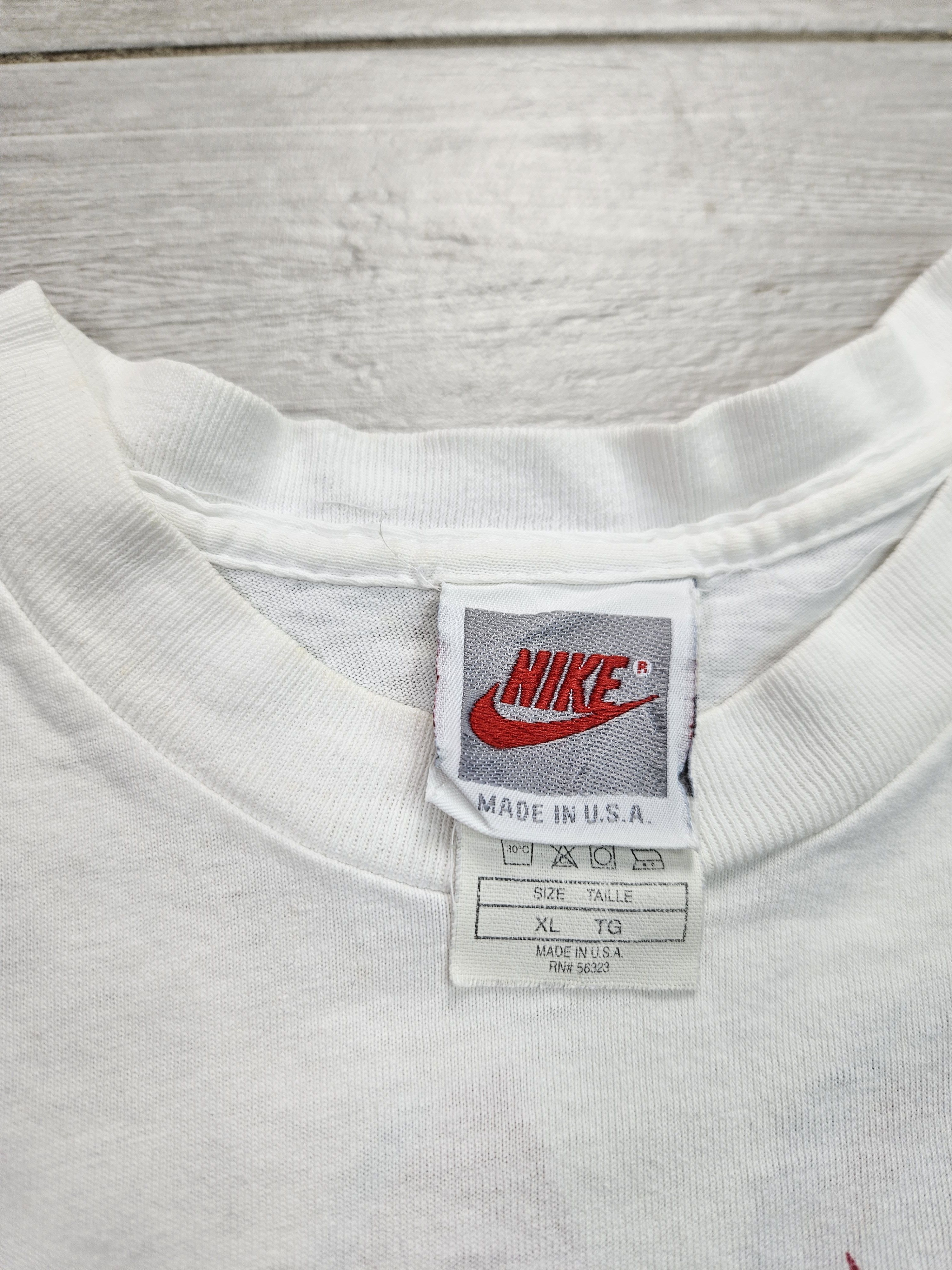Jordan Brand × Nike × Vintage Vintage 80' Nike Michael Jordan T-Shirt Size US S / EU 44-46 / 1 - 5 Thumbnail