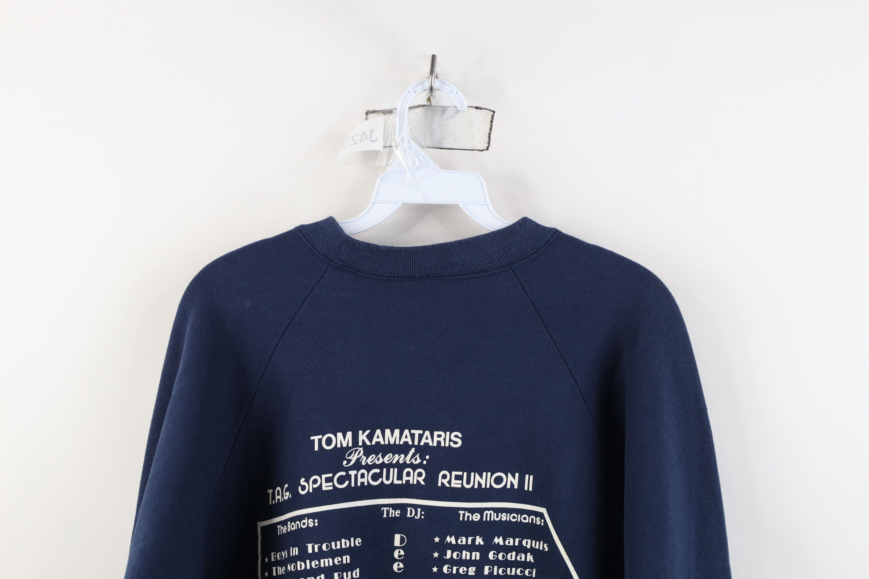 Vintage Vintage 90s Reunion II Boys In Trouble Band Sweatshirt Size US S / EU 44-46 / 1 - 13 Thumbnail