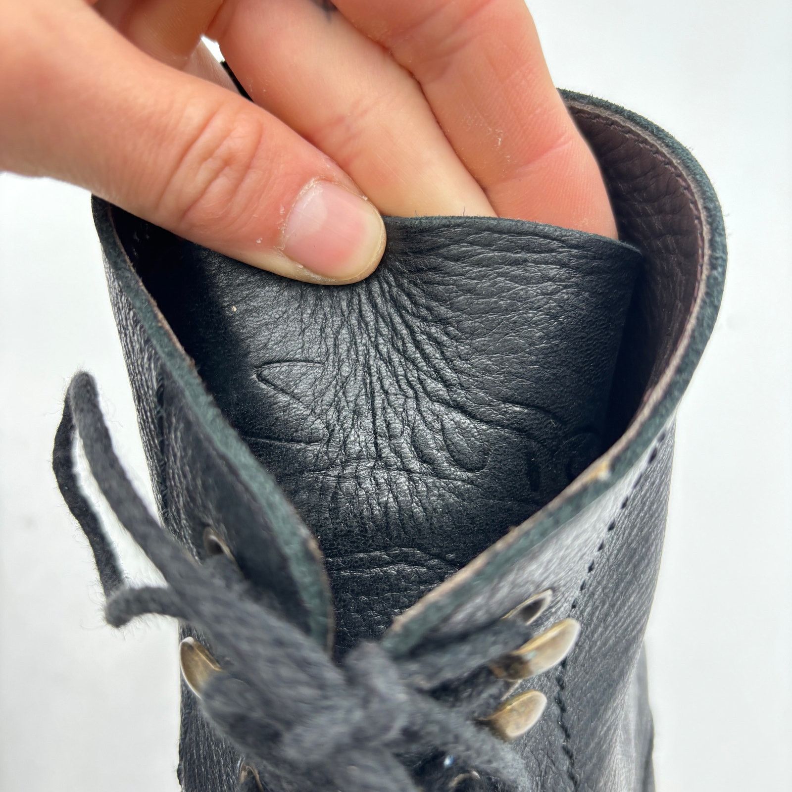 Shoto Shoto 5998 Handmade in Italy Boots Vibram 12 D Lamb Leather Size US 12 / EU 45 - 9 Thumbnail