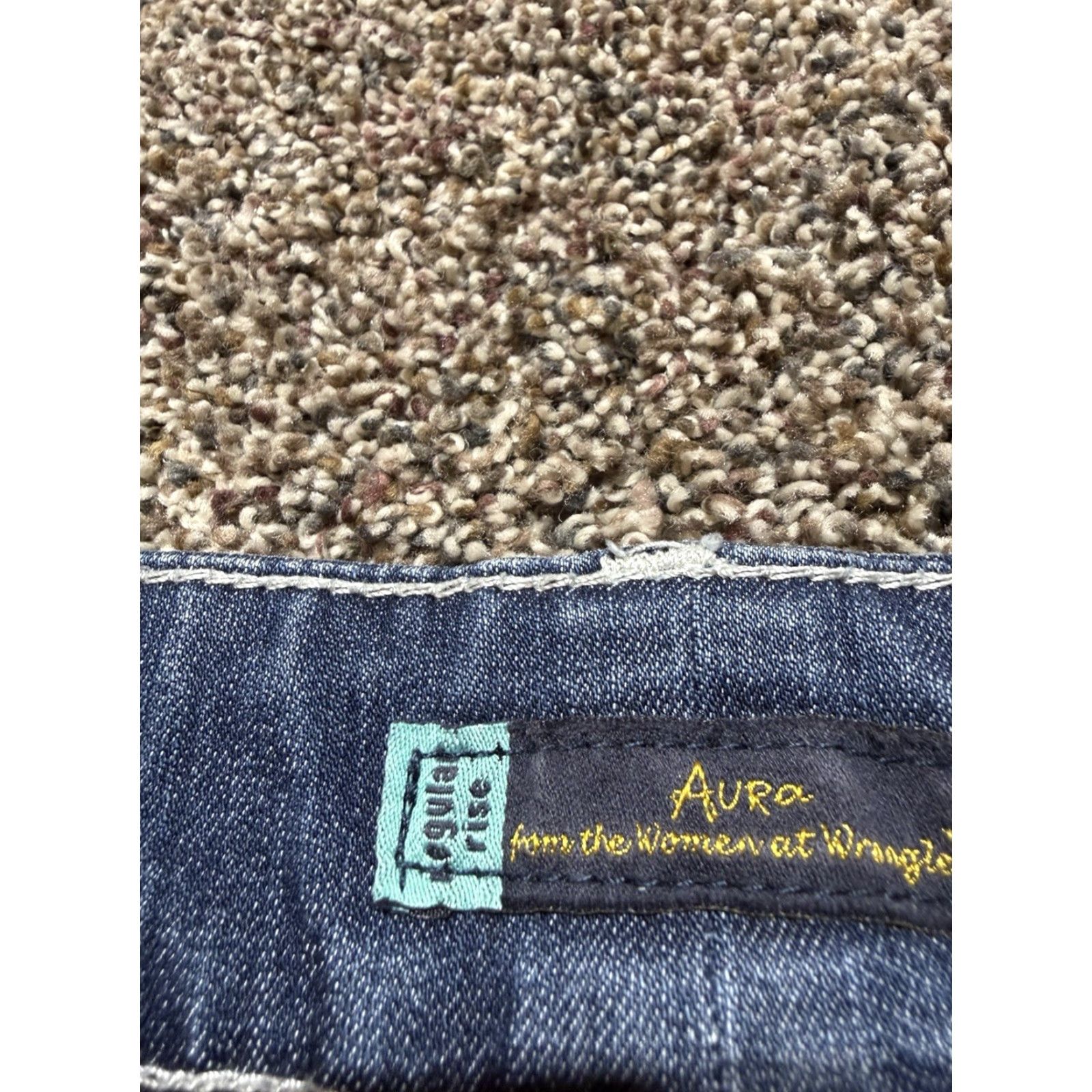 Wrangler Wrangler Aura Capri Women's Jeans Size 10 Blue Denim 34X23 Mid rise Size 32" / US 10 / IT 46 - 3 Thumbnail