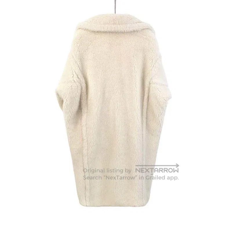 Max Mara Max Mara Alpaca fur white teddy bear coat Size S / US 4 / IT 40 - 2 Thumbnail
