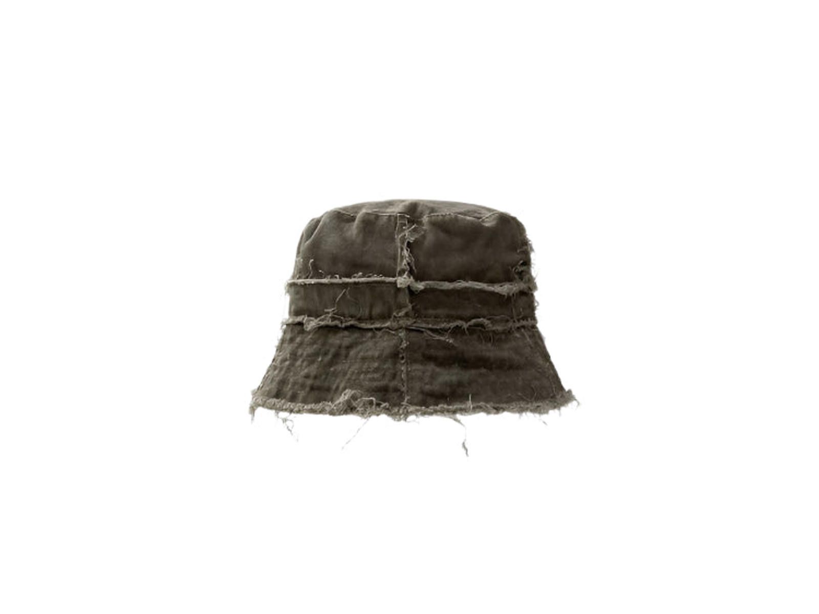 Japanese Brand Distressed Cotton Bucket Hat - Outdoor Utility Hat Size ONE SIZE - 4 Thumbnail