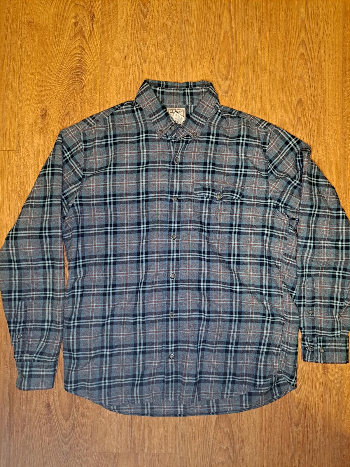 L.L. Bean LL Bean Button Up Flannel Shirt Mens Medium Multicolor Plaid Size US M / EU 48-50 / 2 - 1 Thumbnail