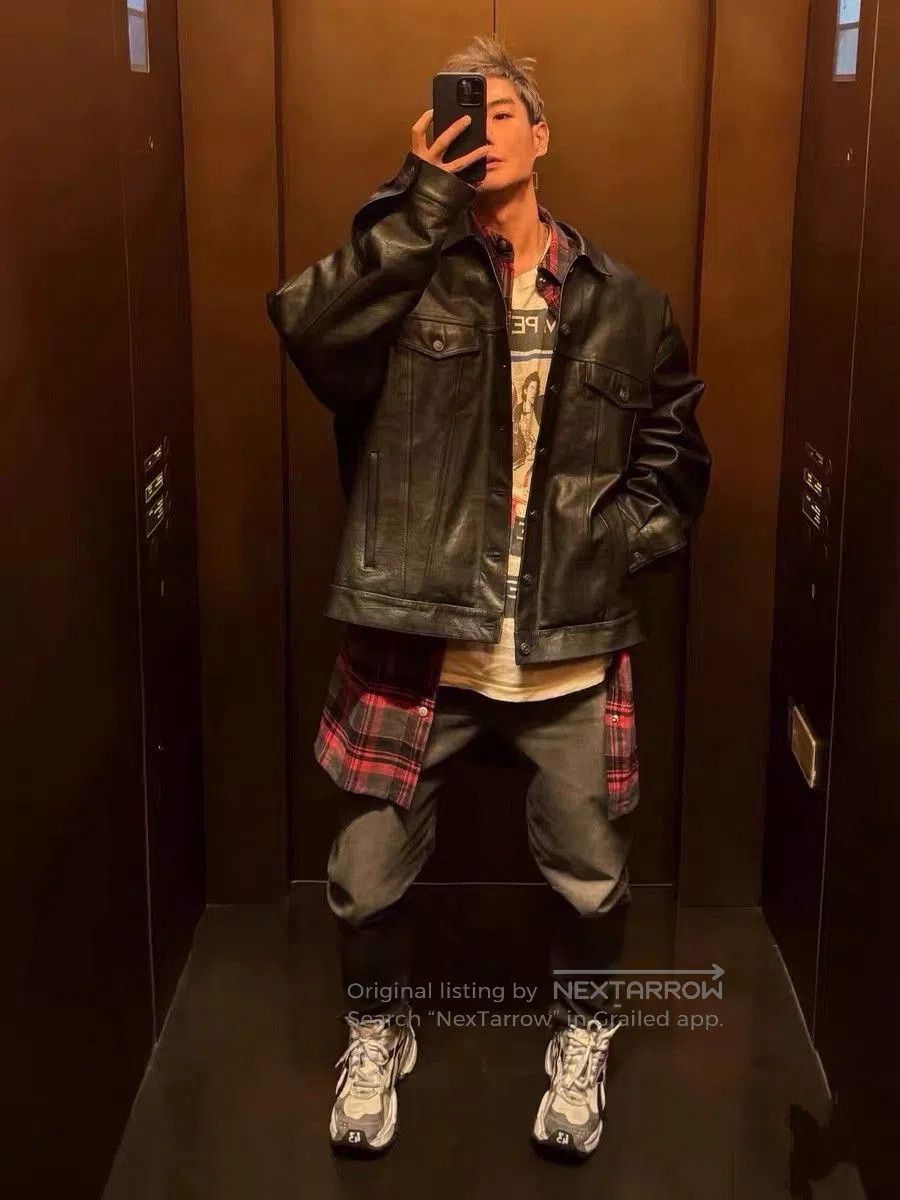 Rick Owens Drkshdw Rick Owens Drkshdw Distressed Plaid Shirt. Size US M / EU 48-50 / 2 - 9 Thumbnail