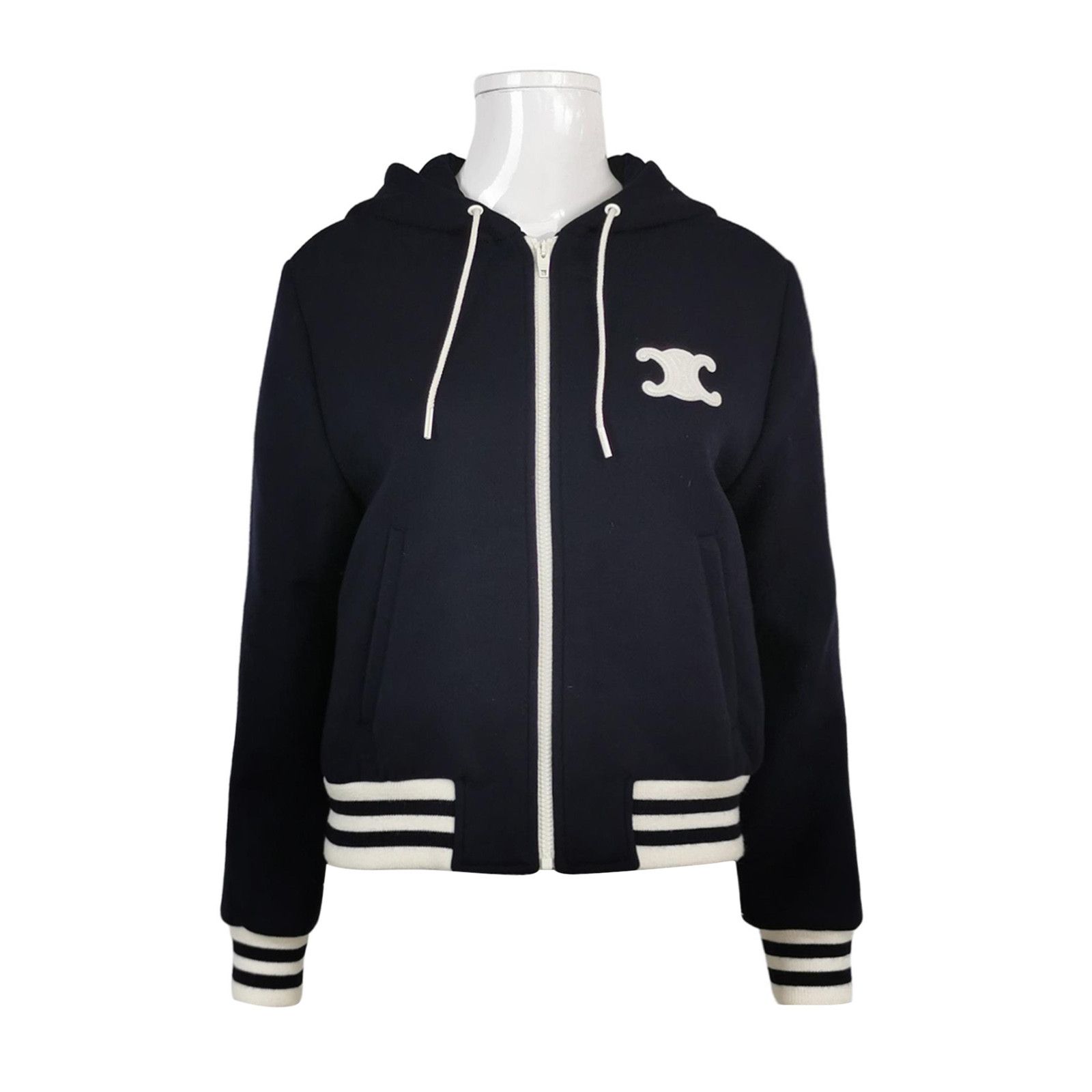 Celine Celine Triomphe Cashmere Hoodie Size 36 Size XS / US 0-2 / IT 36-38 - 1 Thumbnail