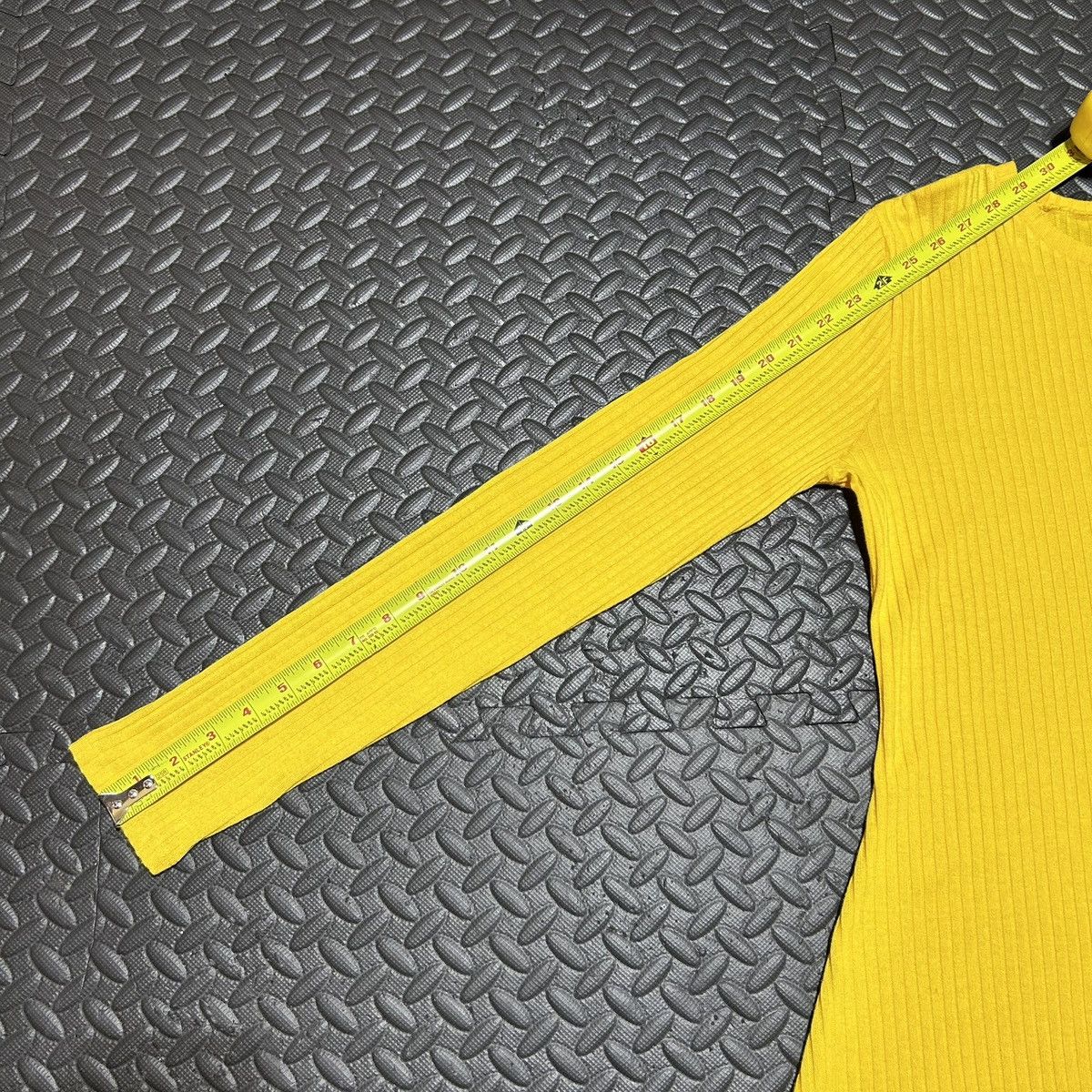 Zara Zara Midi Sweater Dress Ribbed Knit Yellow L/S Womens XL Size XL / US 12-14 / IT 48-50 - 7 Thumbnail