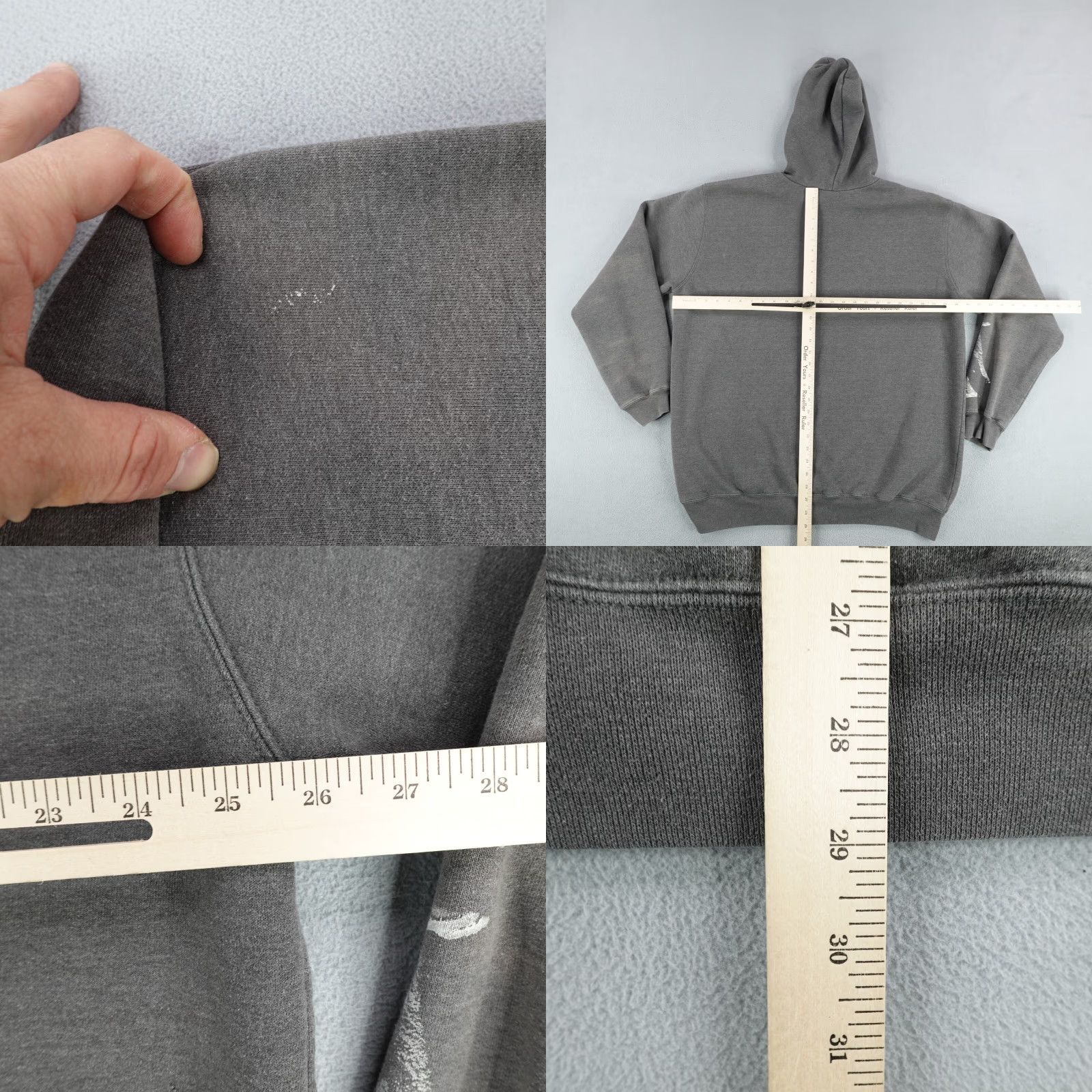 Carhartt Carhartt Hoodie Men XL Gray Original Fit Midweight Sweater Sweatshirt Distressed Size US XL / EU 56 / 4 - 8 Thumbnail