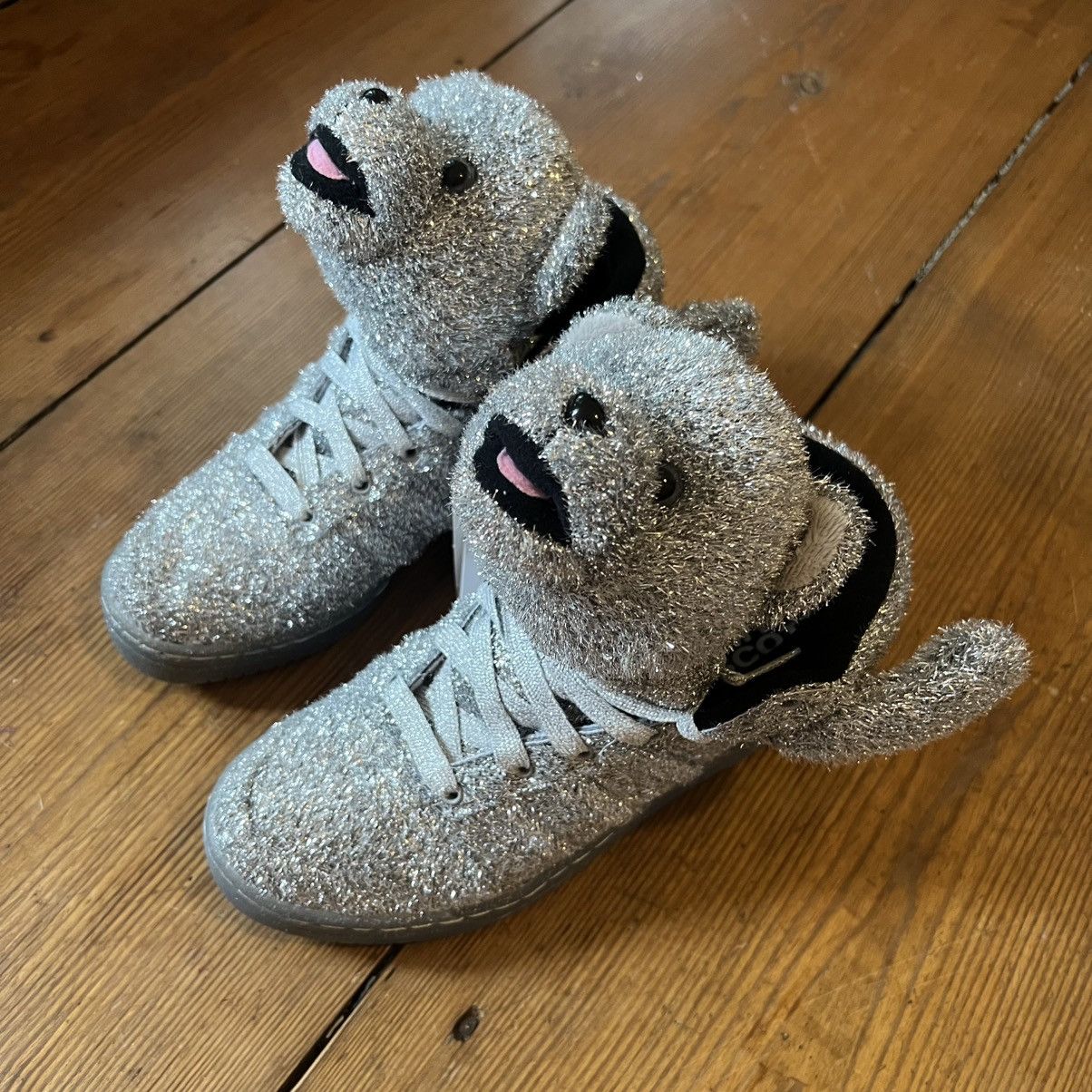 Adidas Jeremy Scott Silver | Grailed