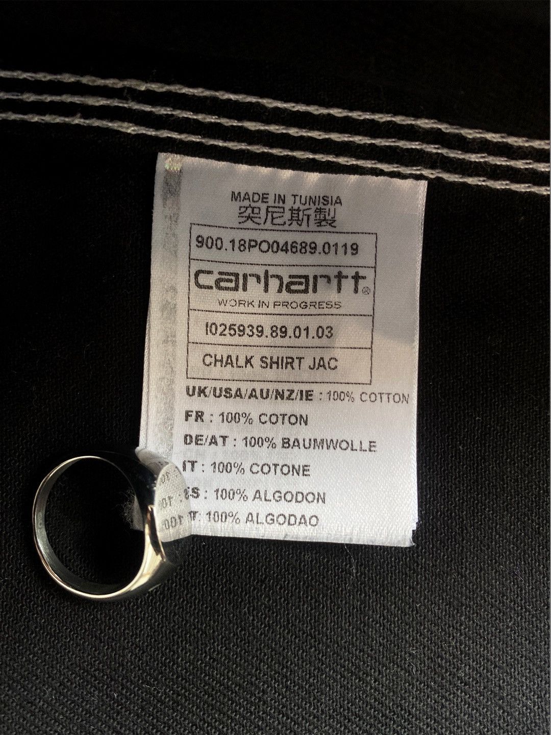 Carhartt Carhartt WIP Chalk Shirt Jacket Black Size US M / EU 48-50 / 2 - 4 Thumbnail