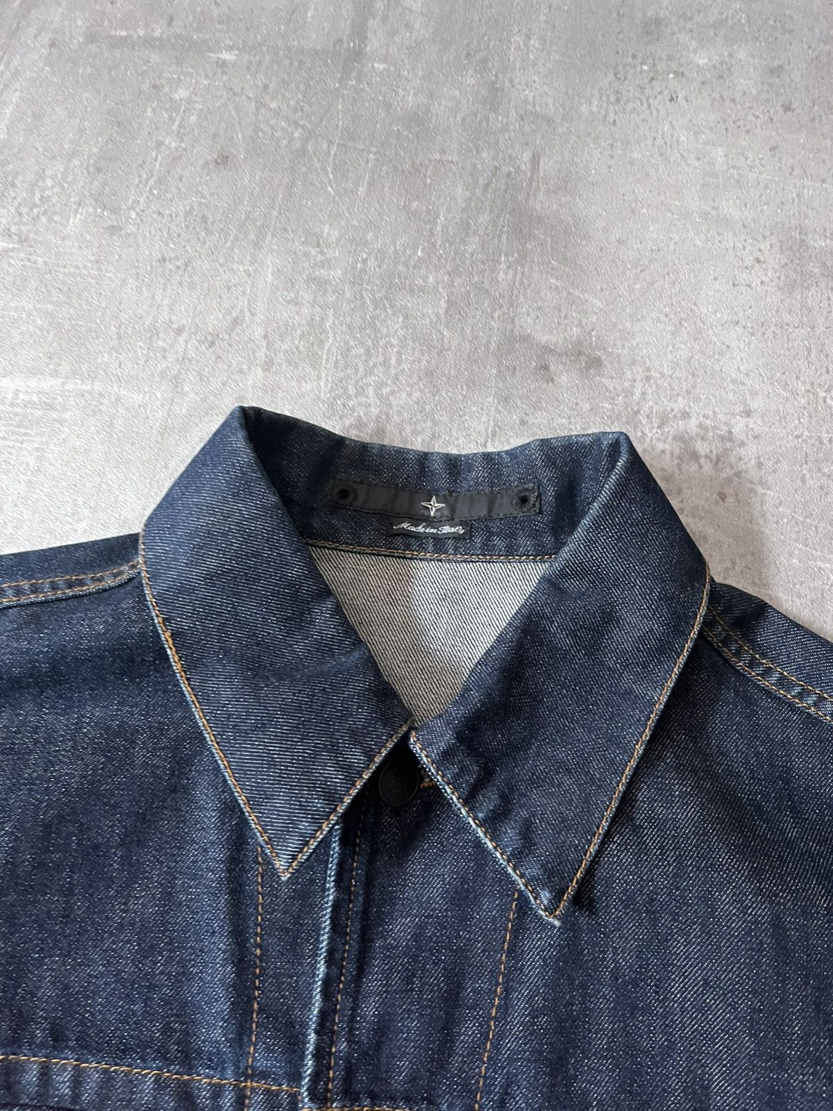 Vintage Stone Island denim jeans jacket rare