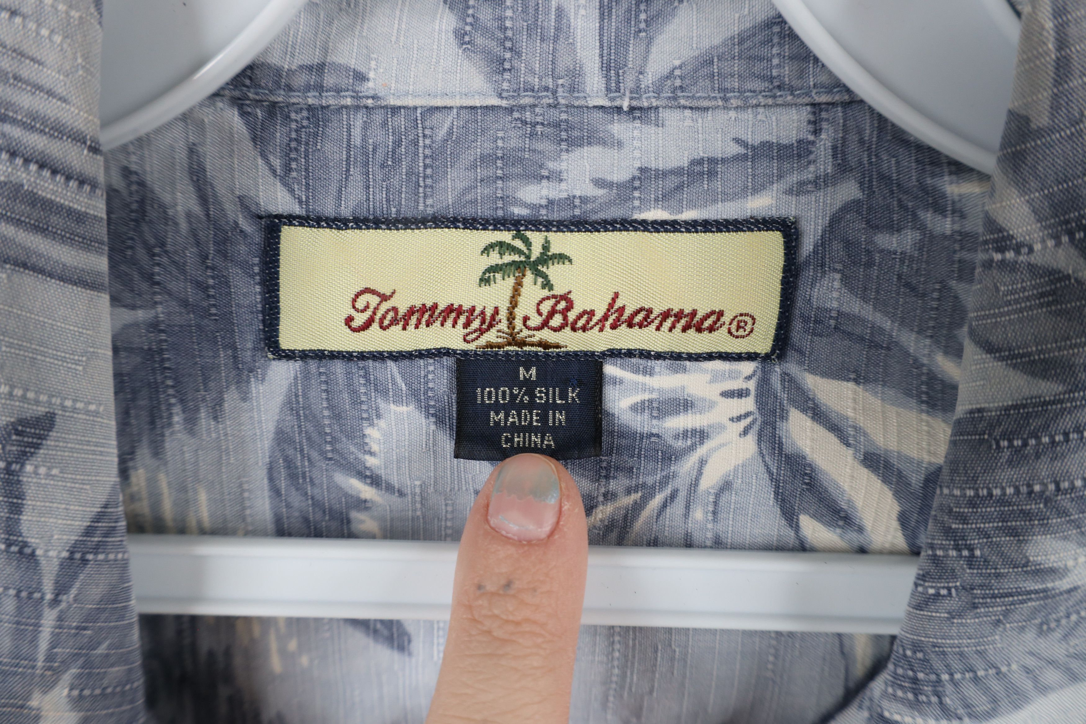 Tommy Bahama × Vintage Vintage 90s Tommy Bahama Collar Silk Sailing Button Shirt Size US M / EU 48-50 / 2 - 5 Thumbnail