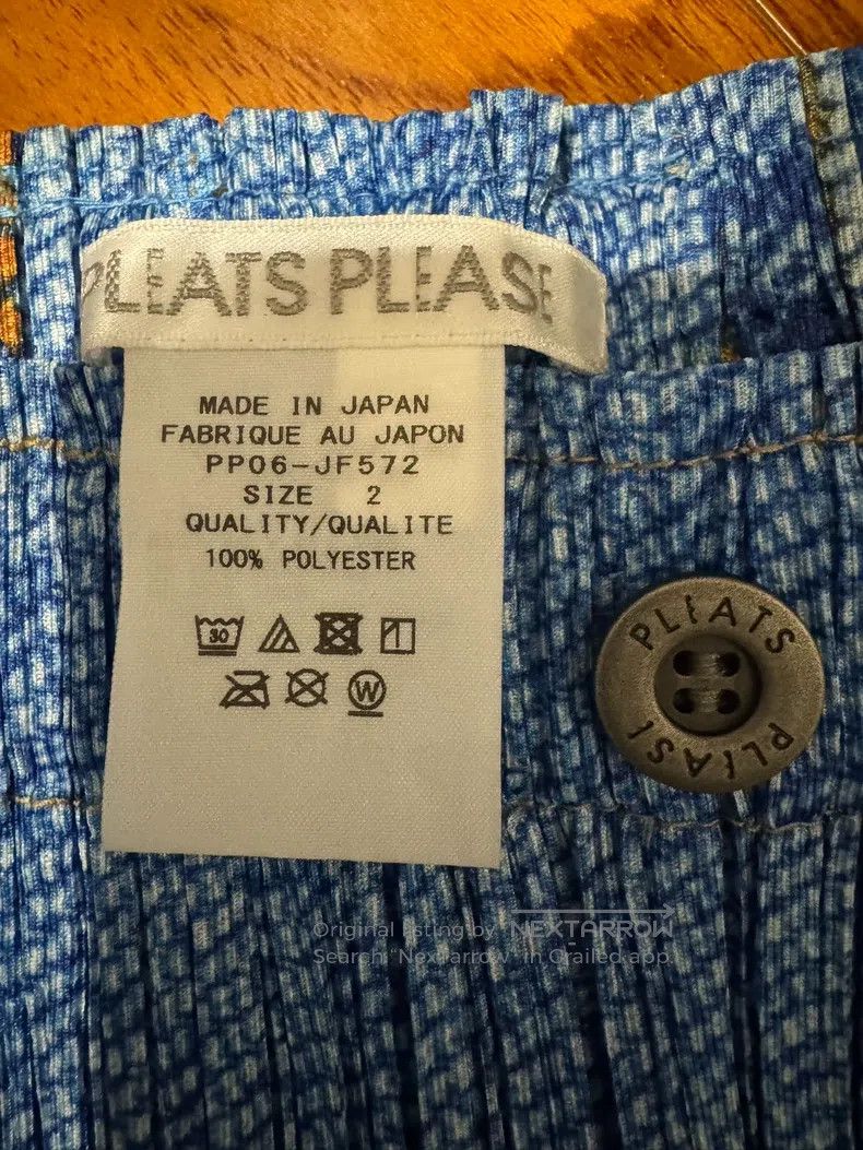 Issey Miyake Issey Miyake size:3 Blue Pants Size 42" / US 20 - 3 Thumbnail