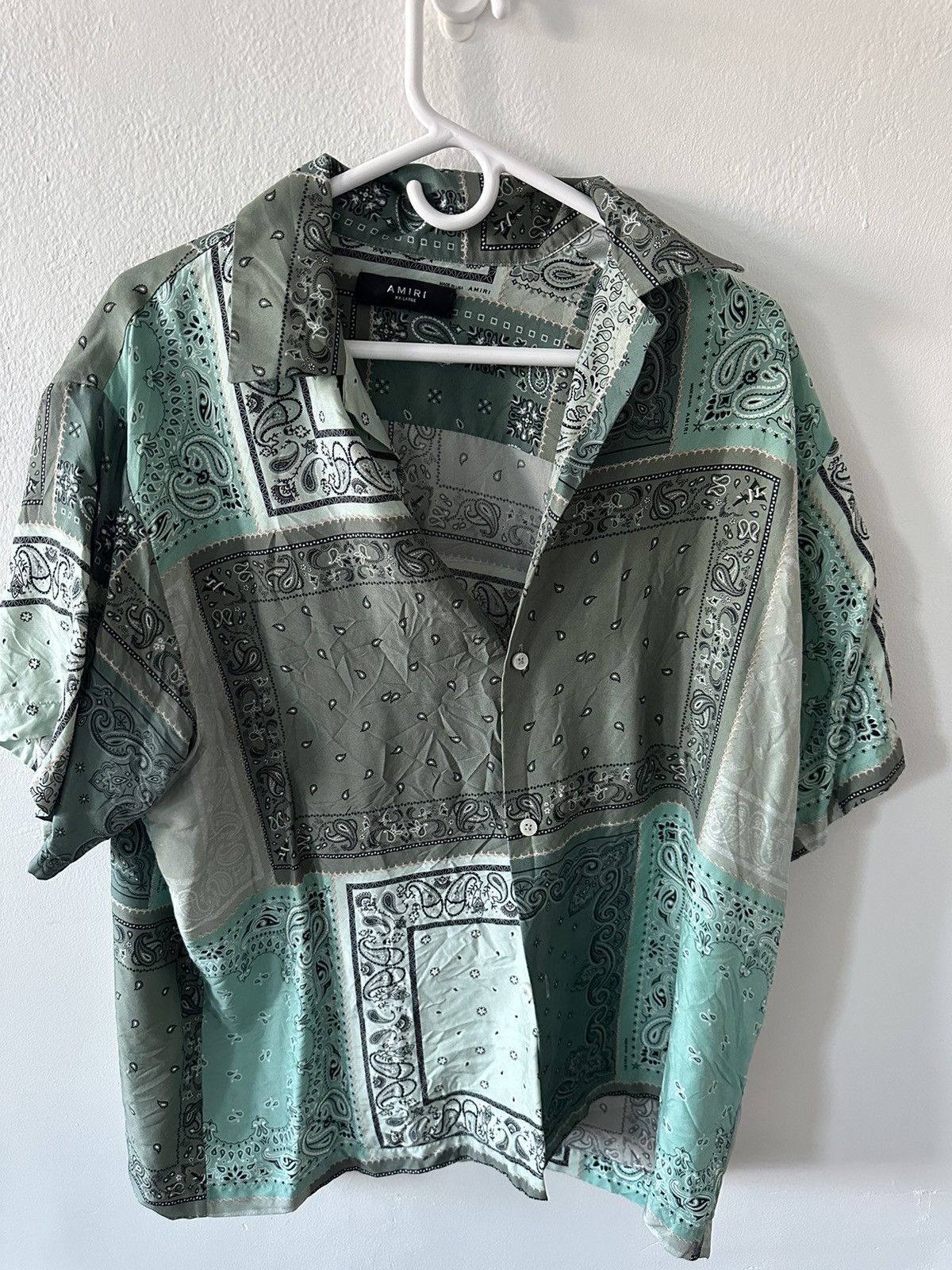 image of Amiri Shirt in Green, Men's (Size 2XL)