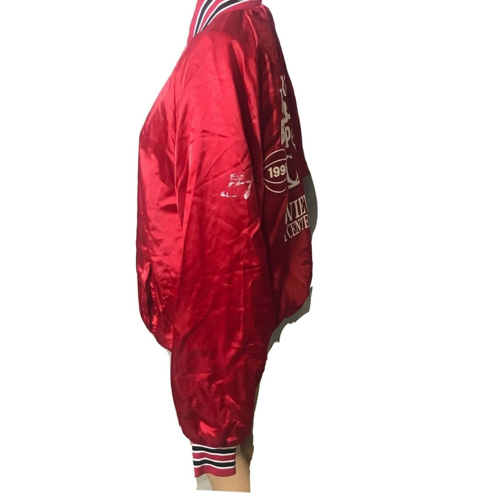 Other Vintage Red Satin Bomber Jacket 90s JYAA Girls Basketball P Size US L / EU 52-54 / 3 - 5 Thumbnail