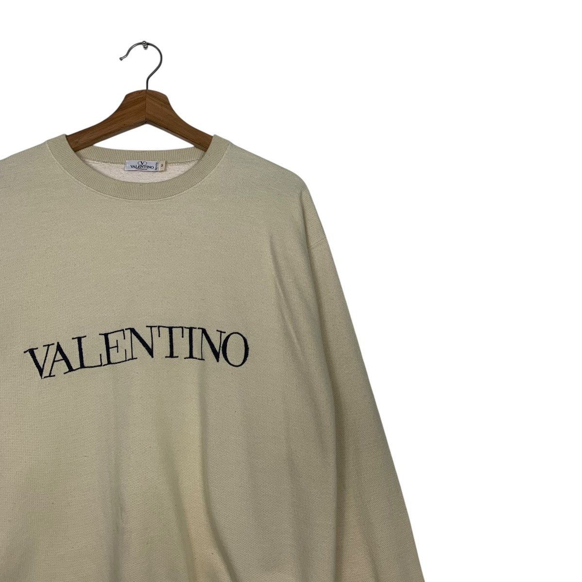 Valentino Vintage Valentino Big Logo Crewneck Sweatshirt Size US M / EU 48-50 / 2 - 5 Thumbnail