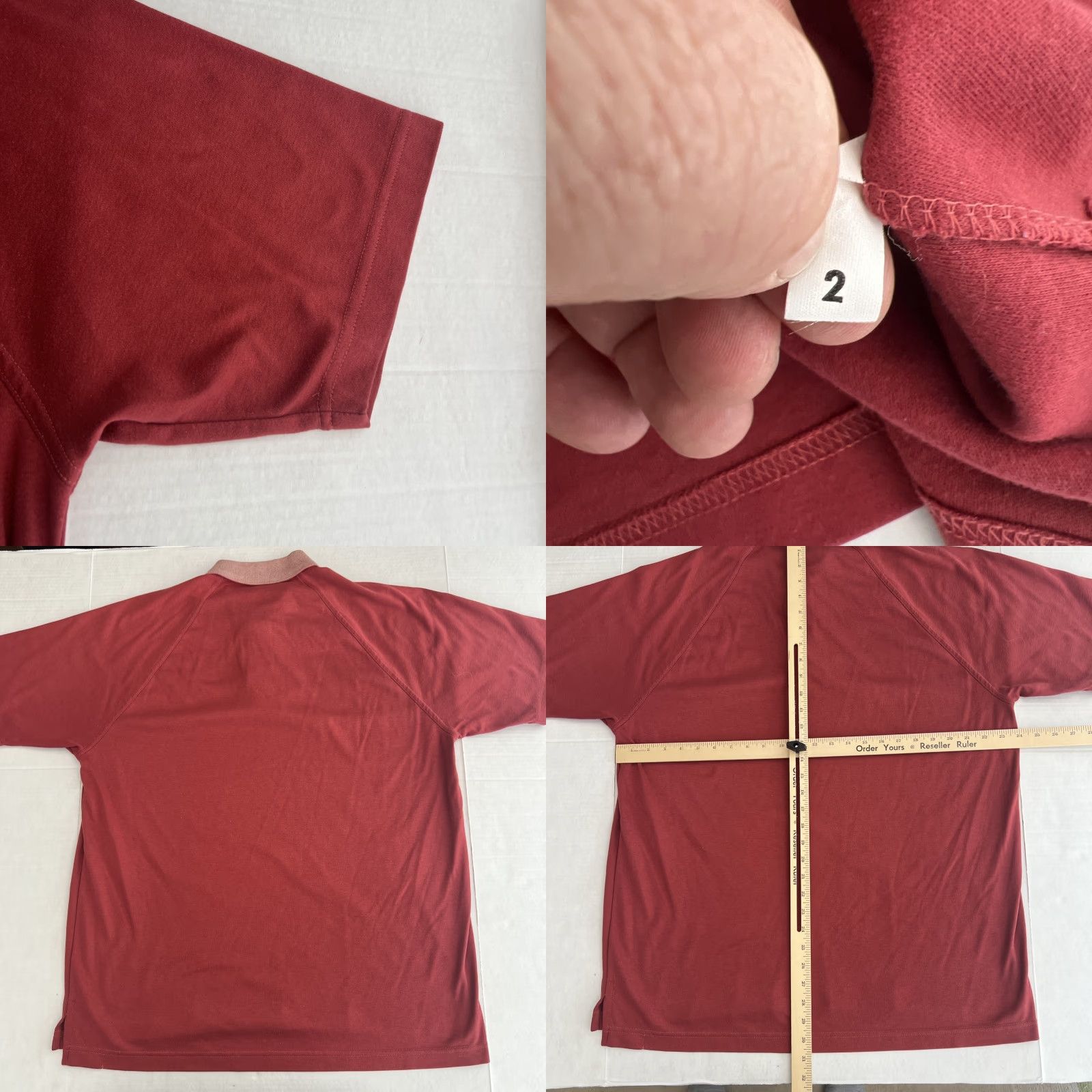 Vintage VINTAGE Ashworth Polo Shirt XL Adult Red Embroidered Logo Golf IV Hawaiian Beach Aloha 90s Mens Size US XL / EU 56 / 4 - 8 Thumbnail