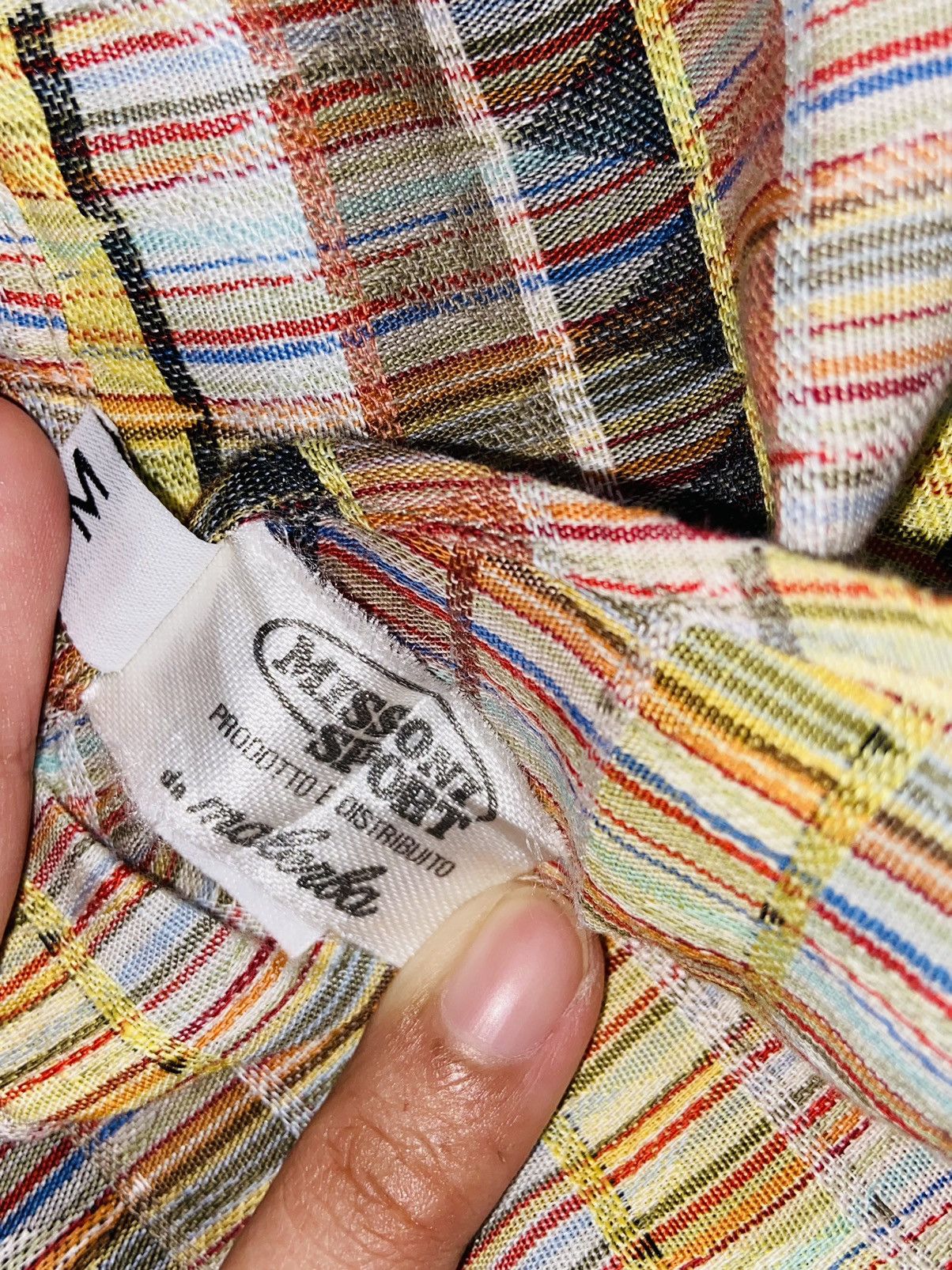 Missoni MISSONI SPORT Signature Pattern Shirt Size 54L - 13 Thumbnail