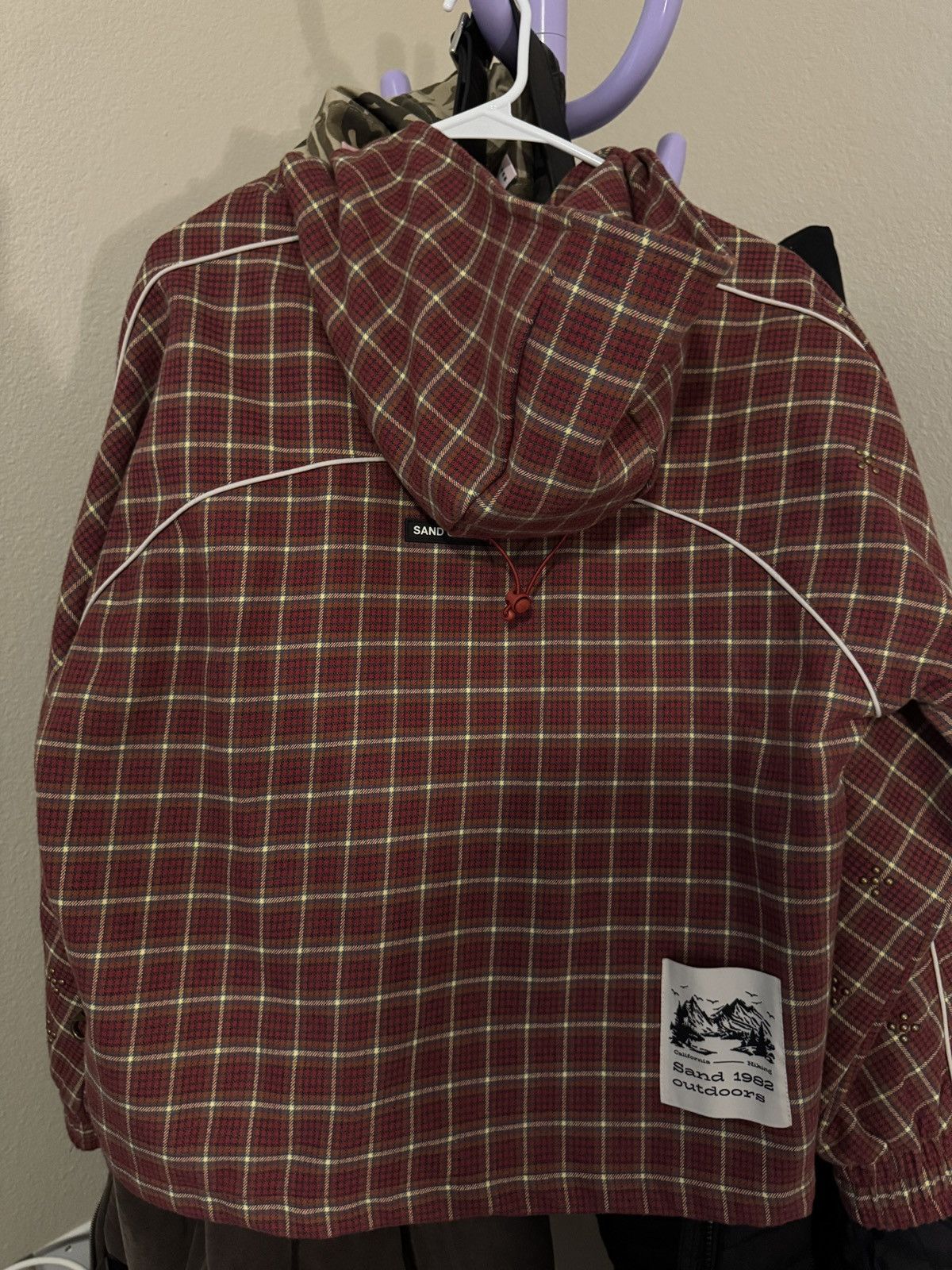 Other Sand Castle Atelier Plaid Hoodie small Red Size US S / EU 44-46 / 1 - 2 Thumbnail
