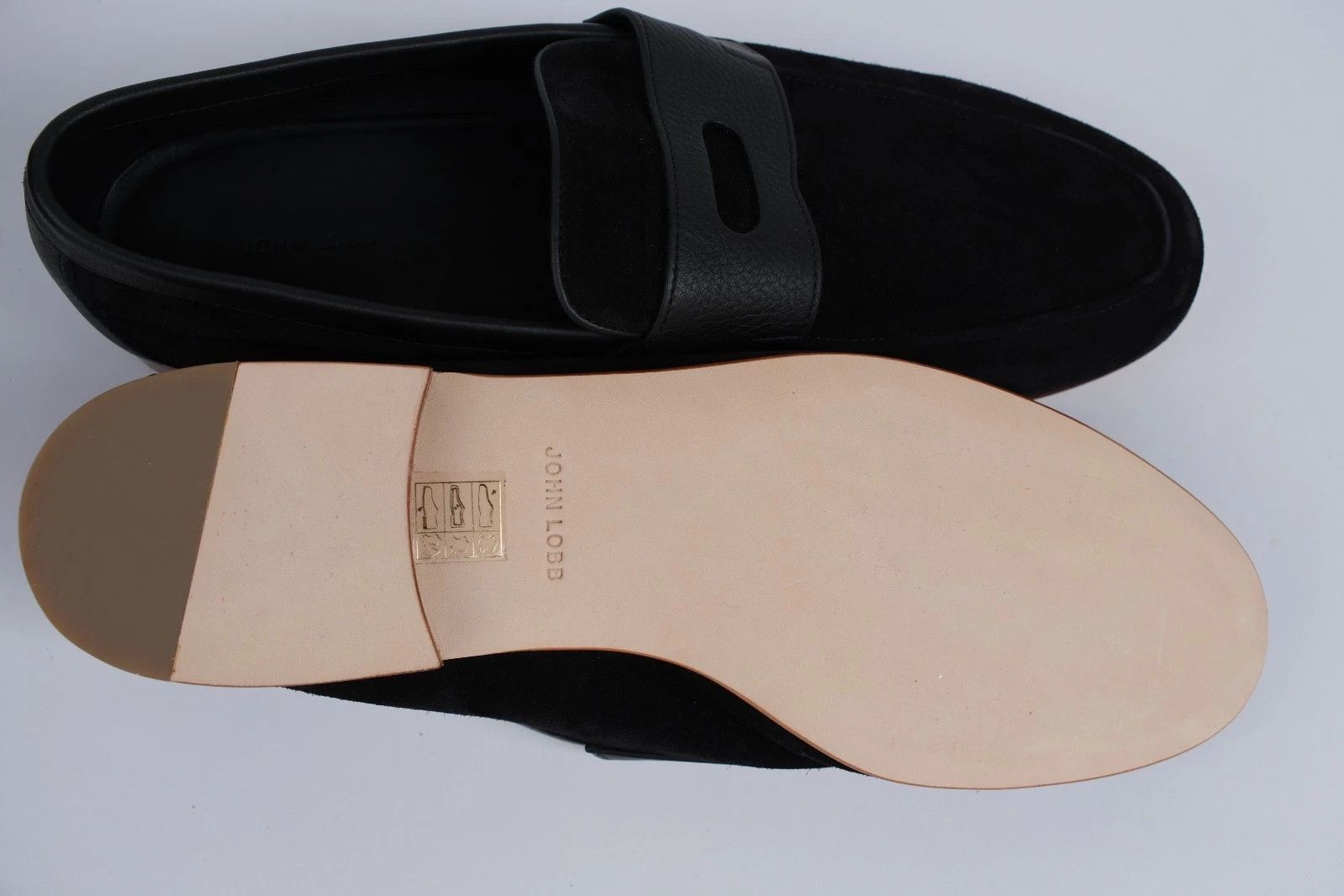 John Lobb New John Lobb Hendra Penny Loafer Shoes Suede 44UK 10 US 11 Size US 11 / EU 44 - 7 Thumbnail