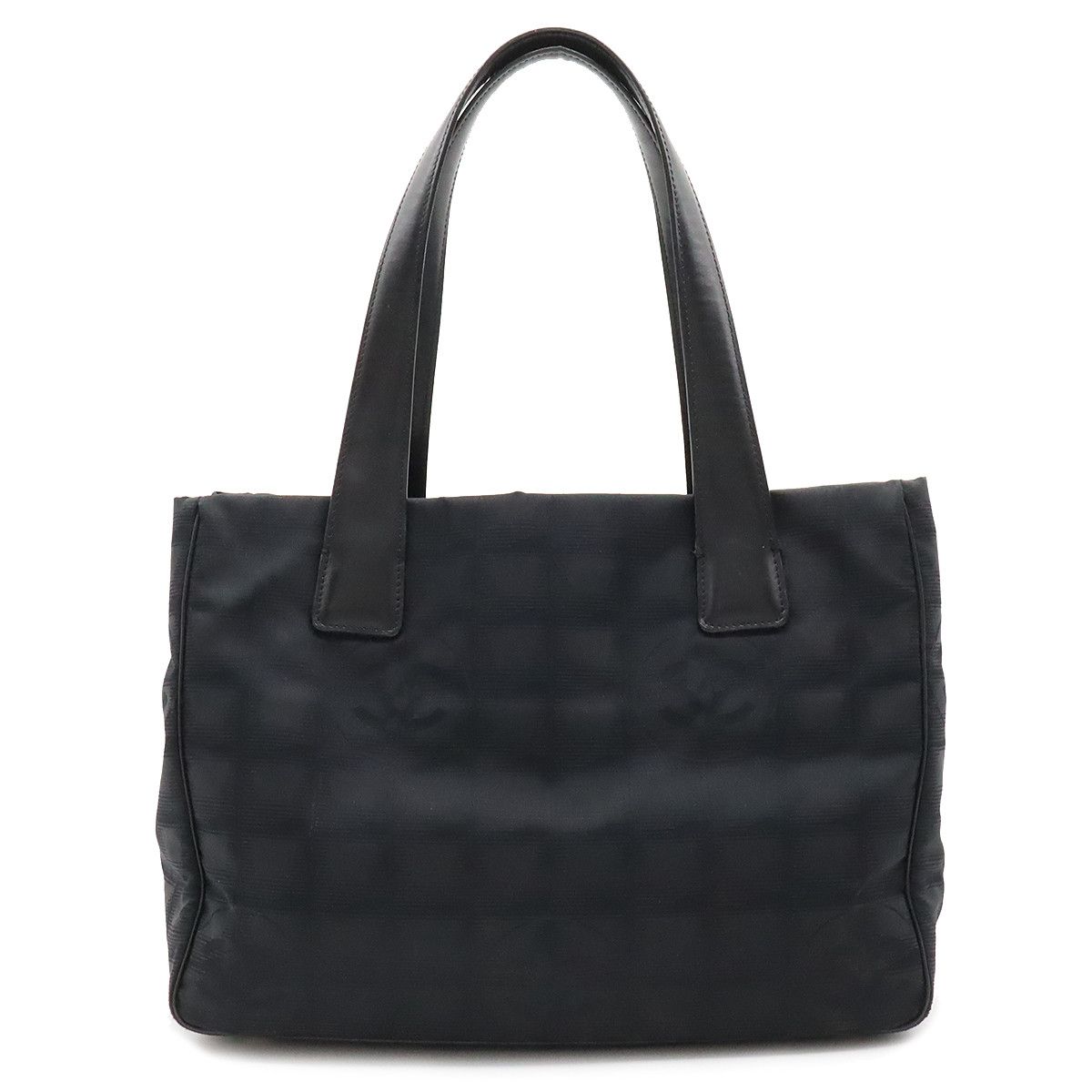 Chanel Chanel Chanel New Travel Line Nylon Leather Tote PM A20457 Canvas Tote Bag A20457 in Good Condition Size ONE SIZE - 1 Thumbnail