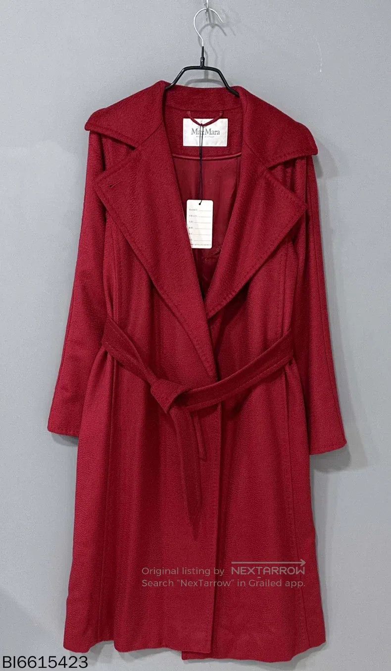 Max Mara Max Mara Long Red Coat Size XS / US 0-2 / IT 36-38 - 1 Thumbnail