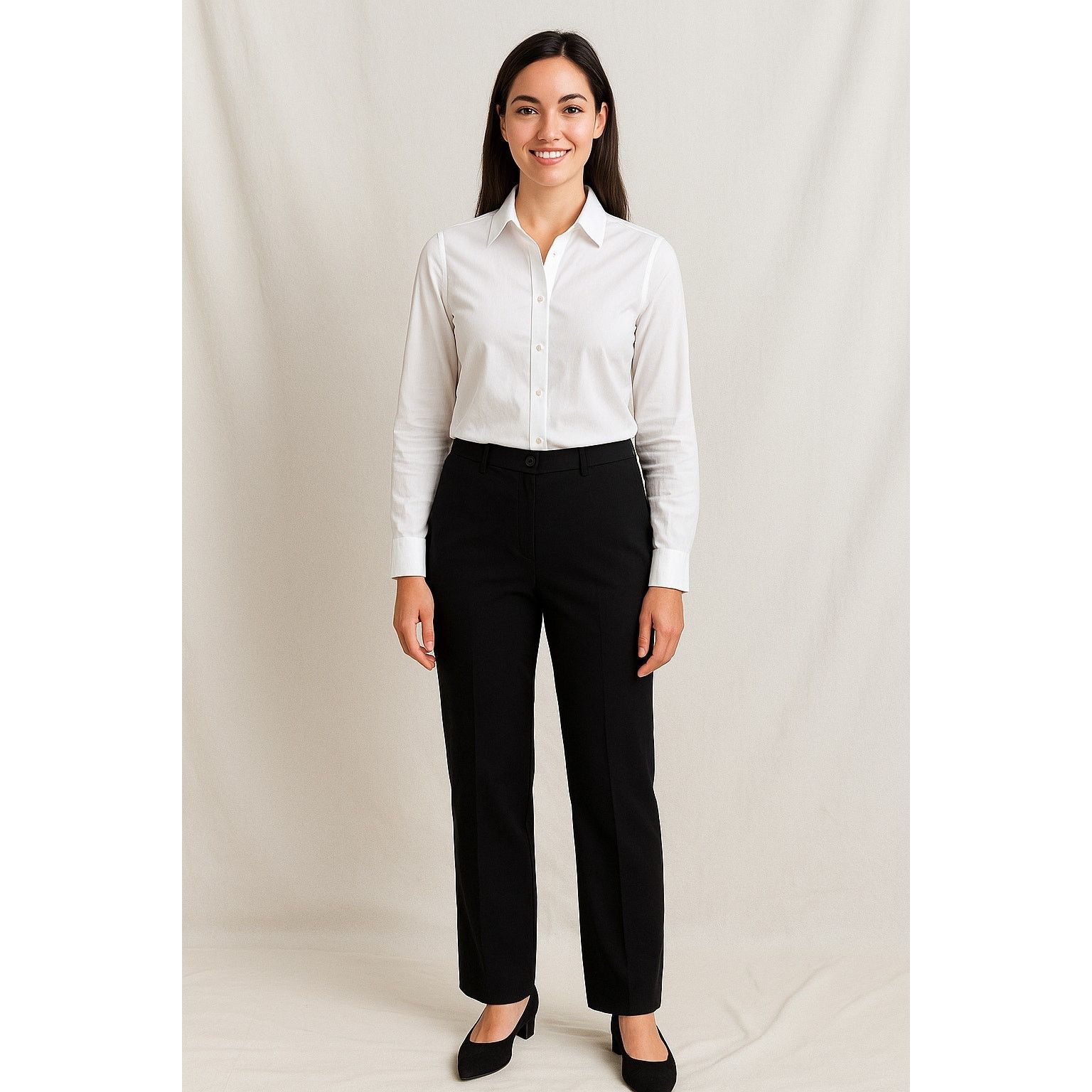 Pendleton Pendleton Black Straight Leg Pants Trousers Women's Sz 14 Size 36" / US 14 / IT 50 - 3 Thumbnail