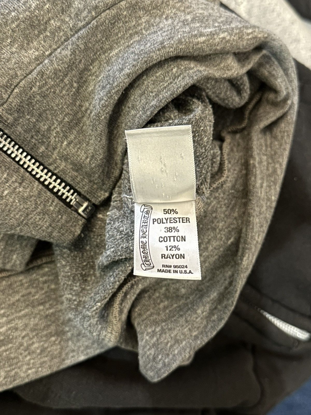 Chrome Hearts CHROME HEARTS VINTAGE GREY PRINTED ZIP UP Size US L / EU 52-54 / 3 - 7 Thumbnail